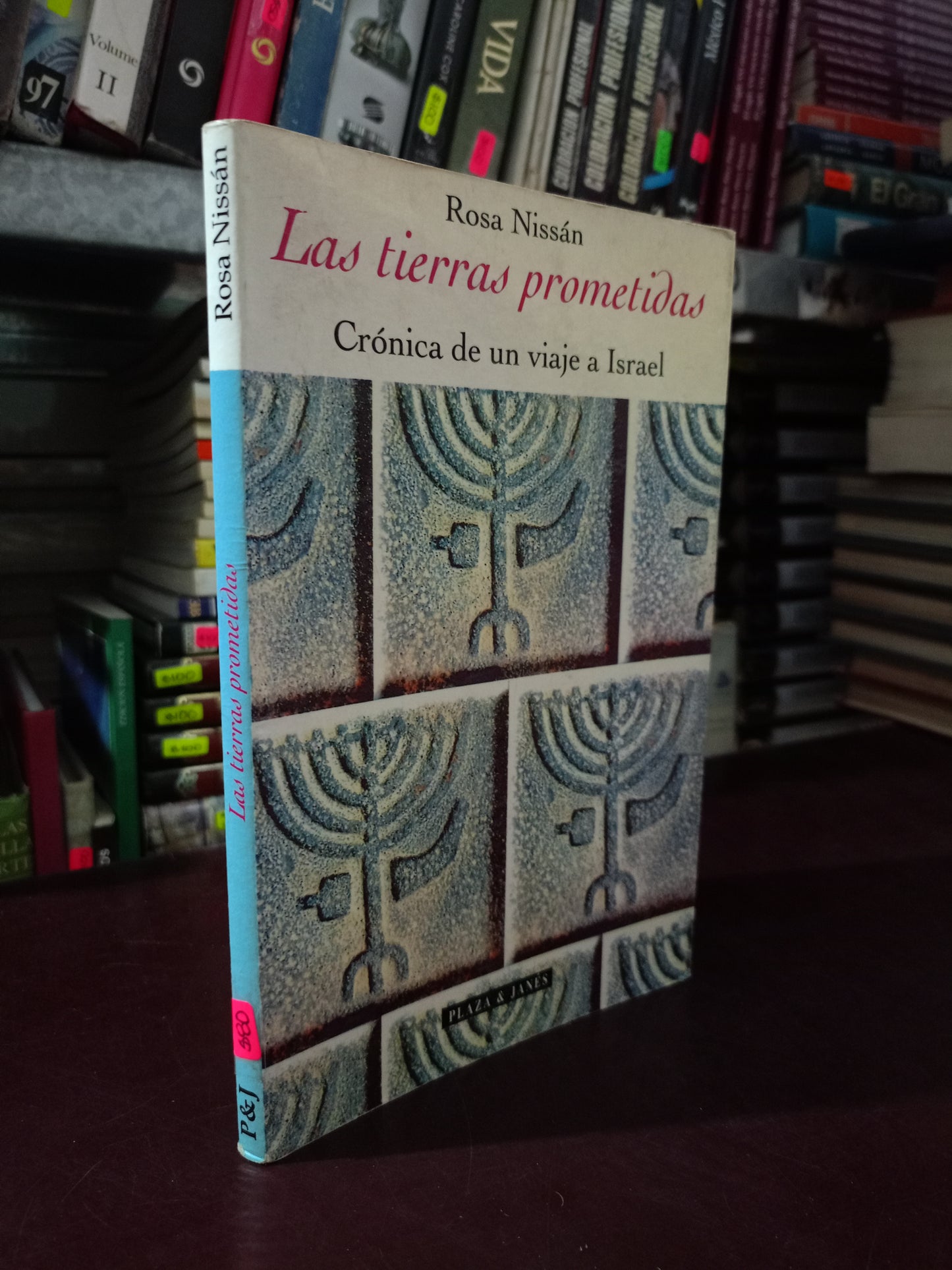 LAS TIERRAS PROMETIDAS CRONICA DE UN VIAJE A ISRAEL POR ROSA NISSAN USADO NOVELA LITERARIO 305