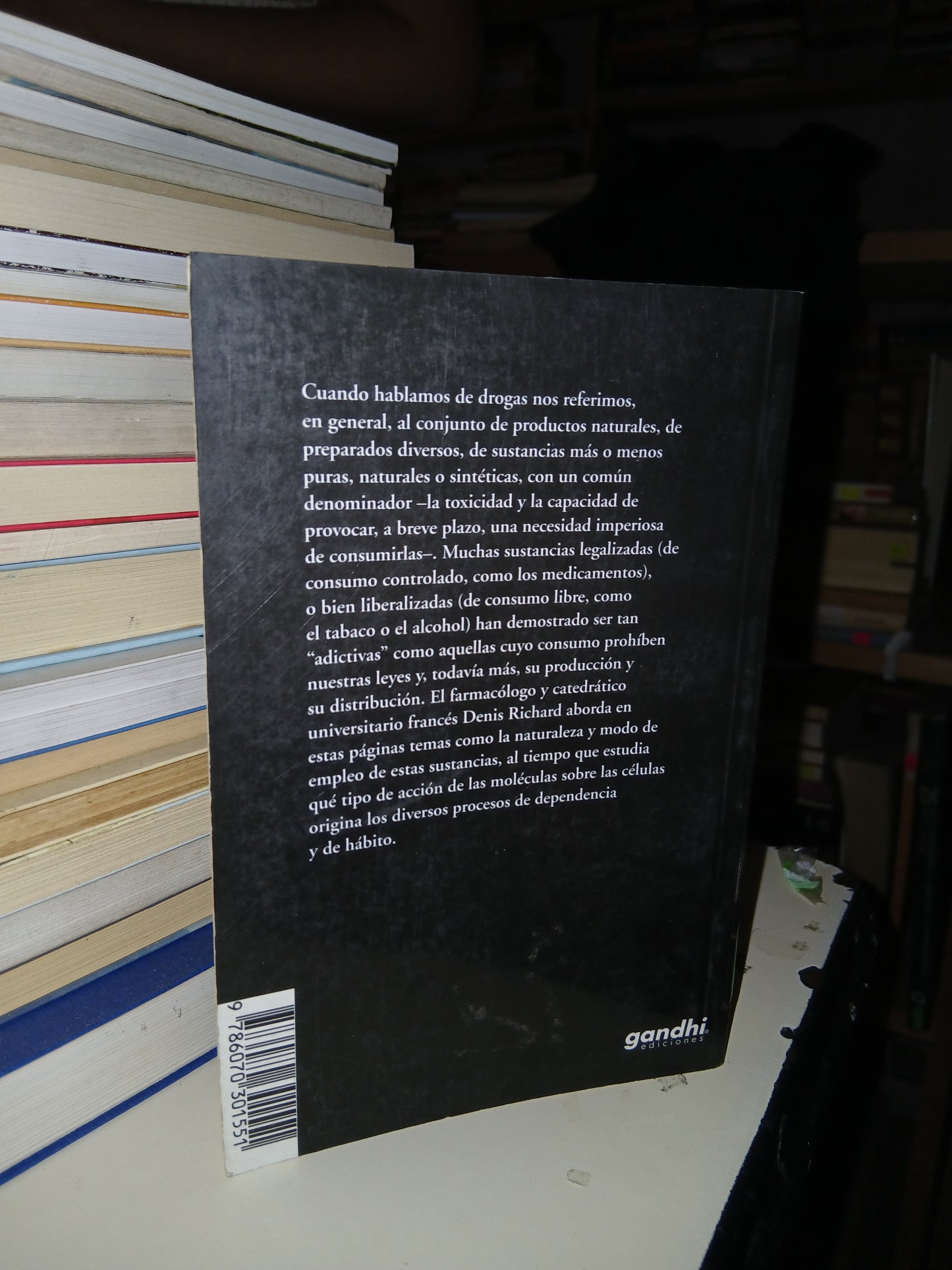 LAS DROGAS POR DENIS RICHARD USADO SUPERACIÓN PERSONAL LITERARIO 207
