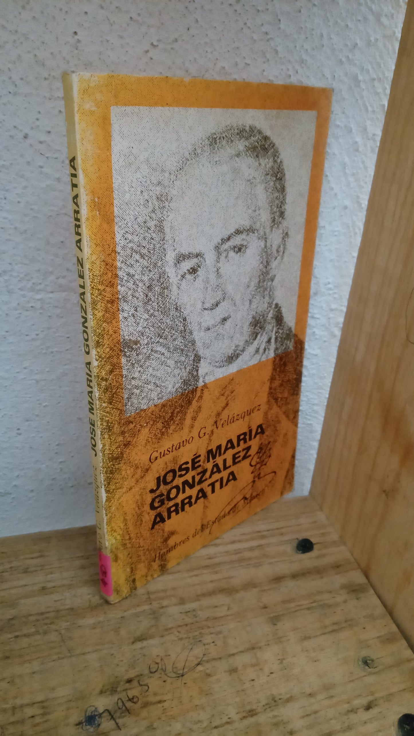 JOSE MARIA GONZALEZ ARRATIA POR GUSTAVO G. VELAZQUEZ USADO HISTORIA LITERARIO 305