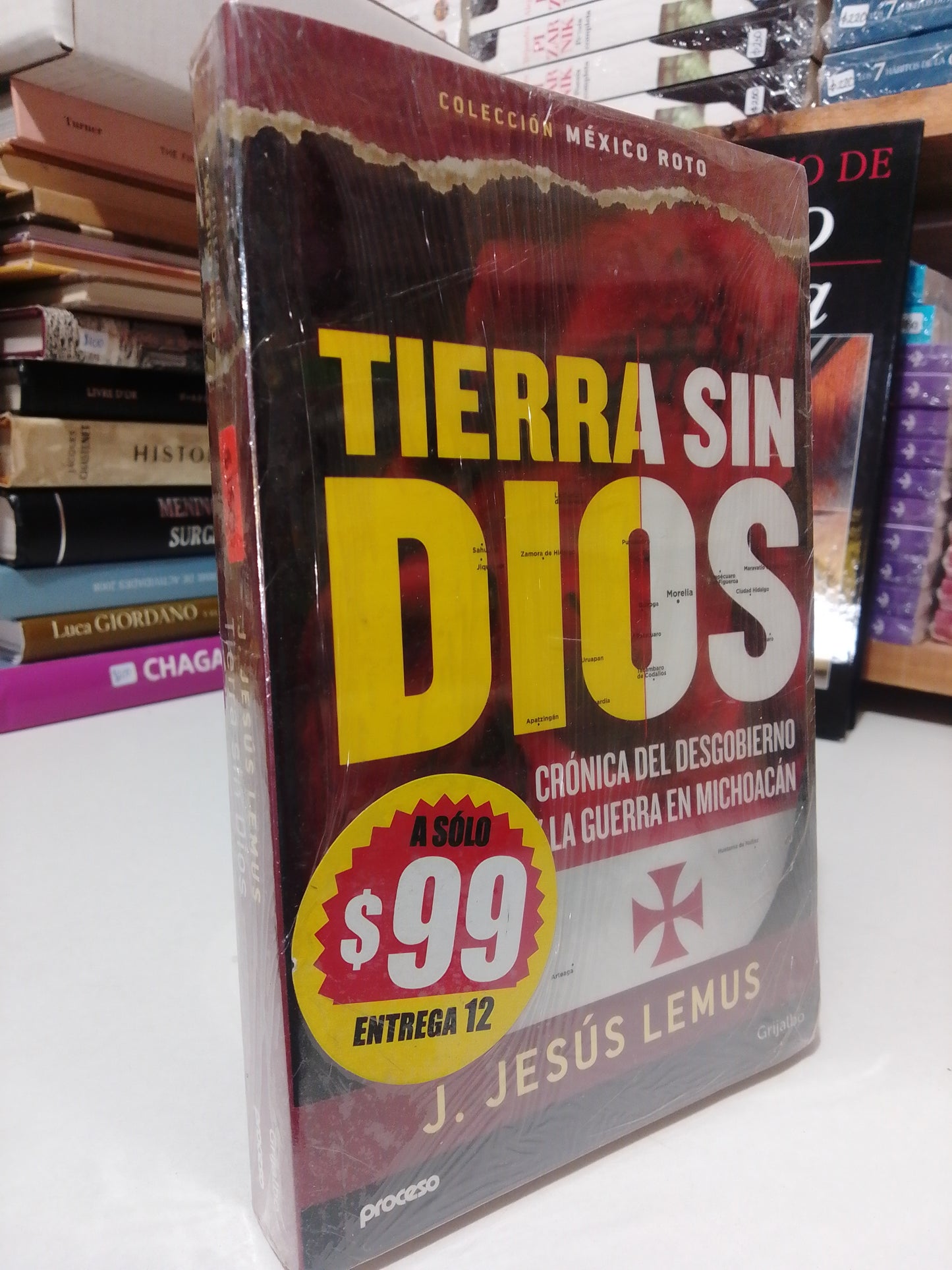 TIERRA SIN DIOS POR J.JESUS LEMUS USADO HISTORIA JUAREZ