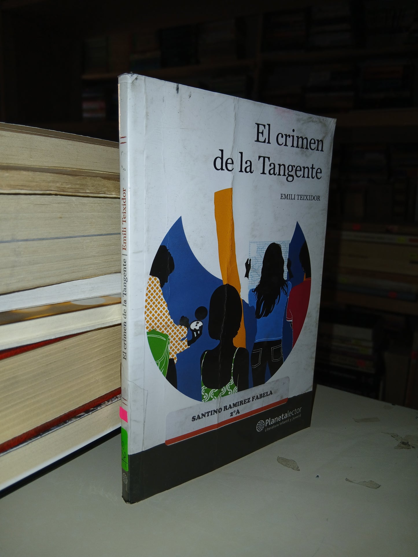 EL CRIMEN DE LA TANGENTE POR EMILI TEIXIDOR USADO NOVELA LITERARIO 207