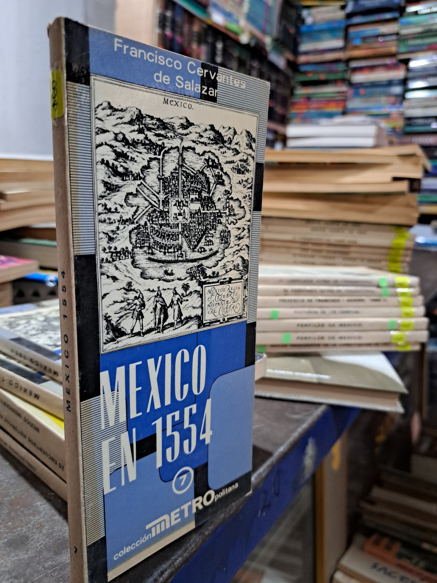 MEXICO EN 1554 FRANCISCO CERVANTES DE SALAZAR USADO HISTORIA ALDAMA