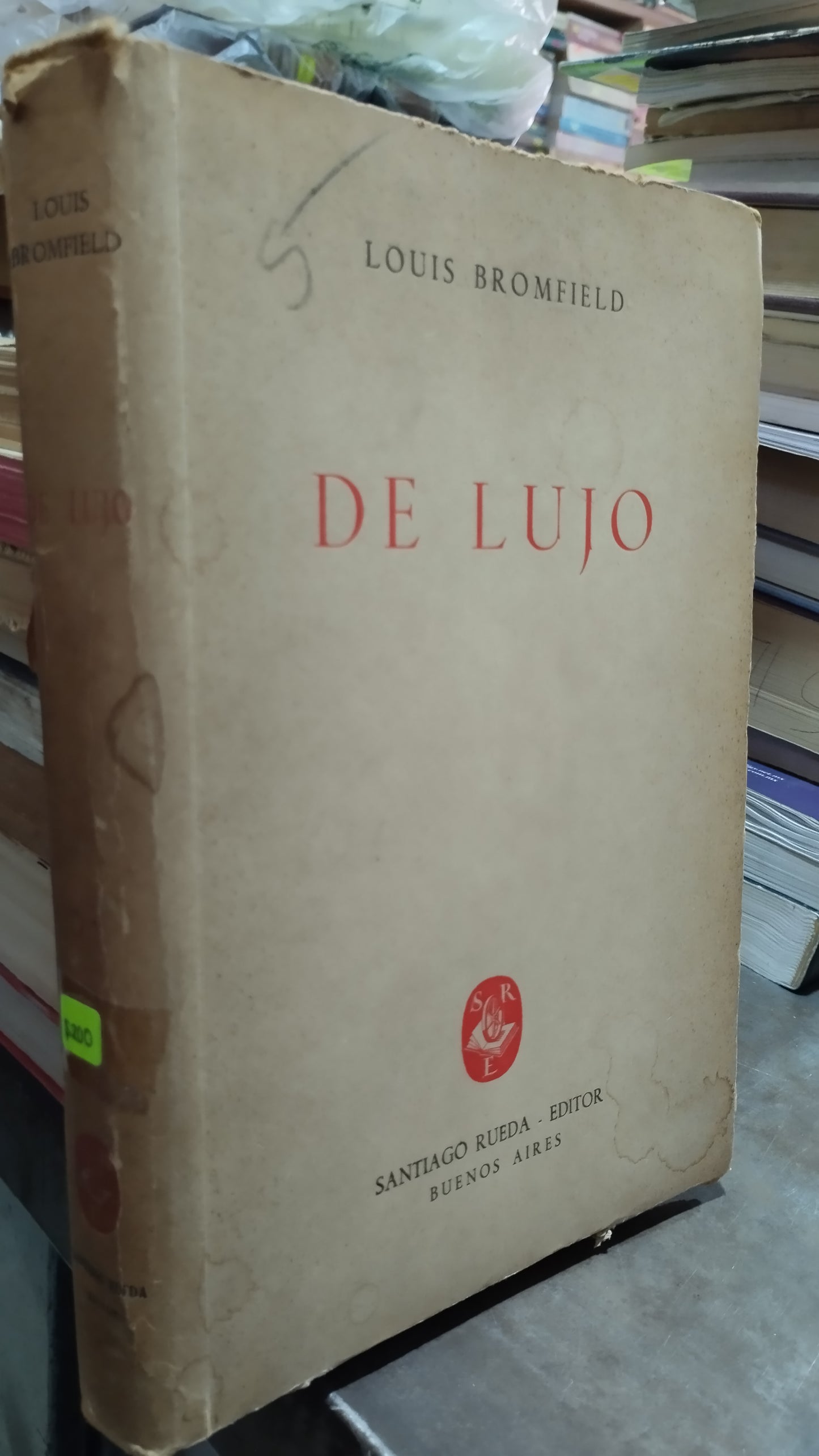 DE LUJO POR LOUIS BROMFIELD LIBRO USADO ANTIGUO ALDAMA