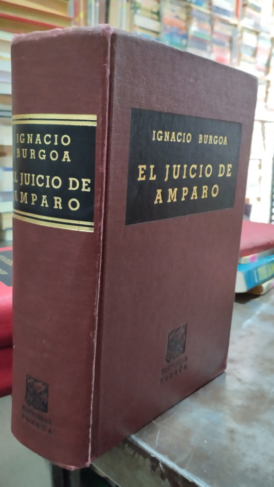 EL JUICIO DE AMPARO POR IGNACIO BURGOA LIBRO USADO DERECHO ALDAMA