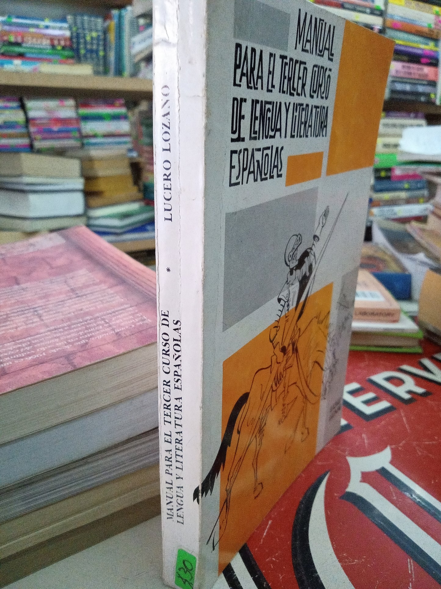 MANUAL PARA EL TERCER CURSO DE LENGUS Y LITERATURA ESPAÑOLAS POR LUCERO LOZANO USADO EDUCACION LITERARIO 207