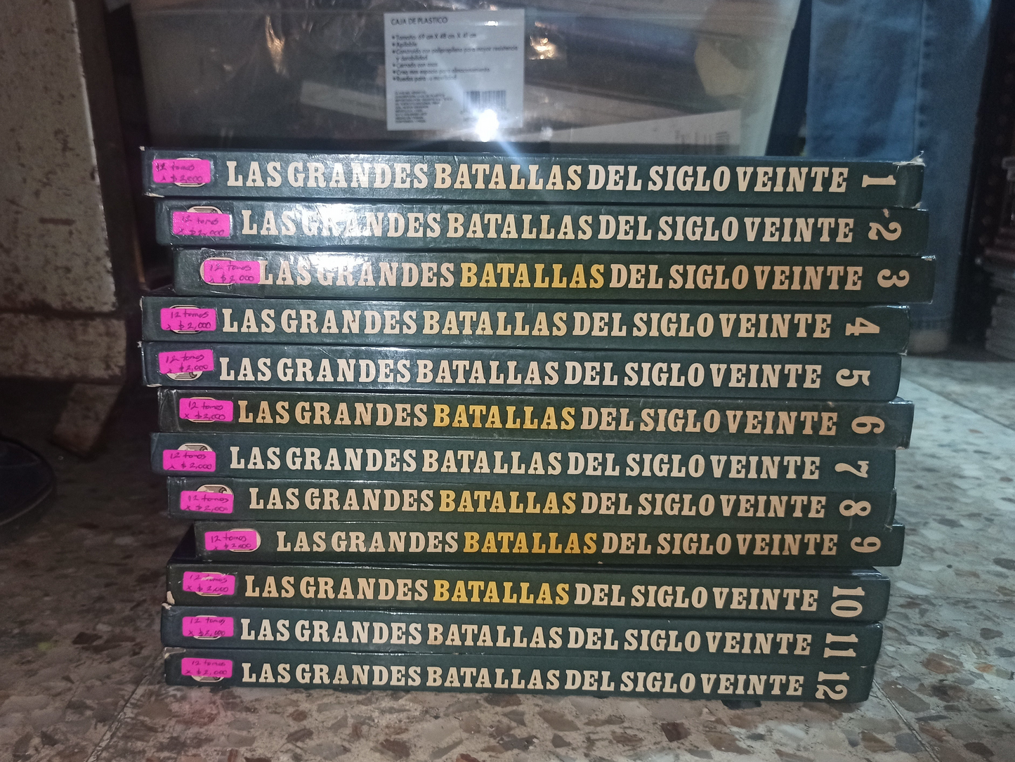 LAS GRANDES BATALLAS DEL SIGLO VEINTE POR EDITORIAL UTEHA USADO HISTORIA ALDAMA 12 TOMOS POR $2000