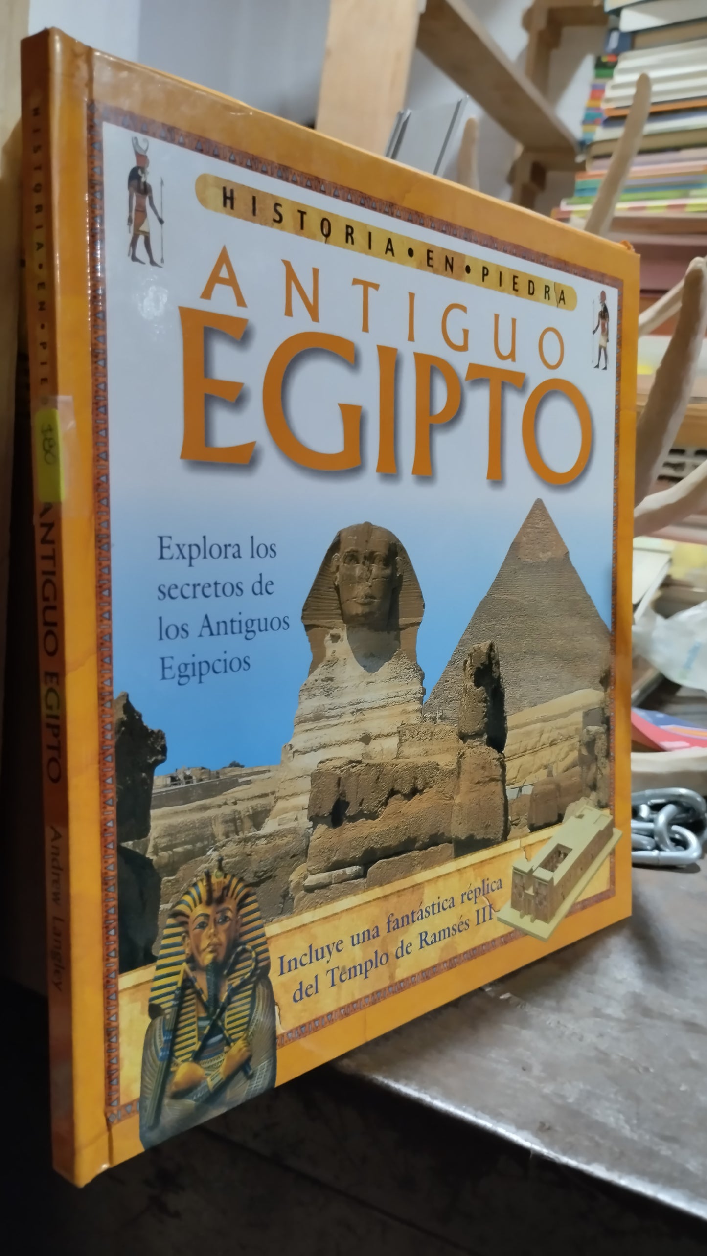 ANTIGUO EGIPTO POR ANDREW LANGLEY LIBRO USADO HISTORIA ALDAMA