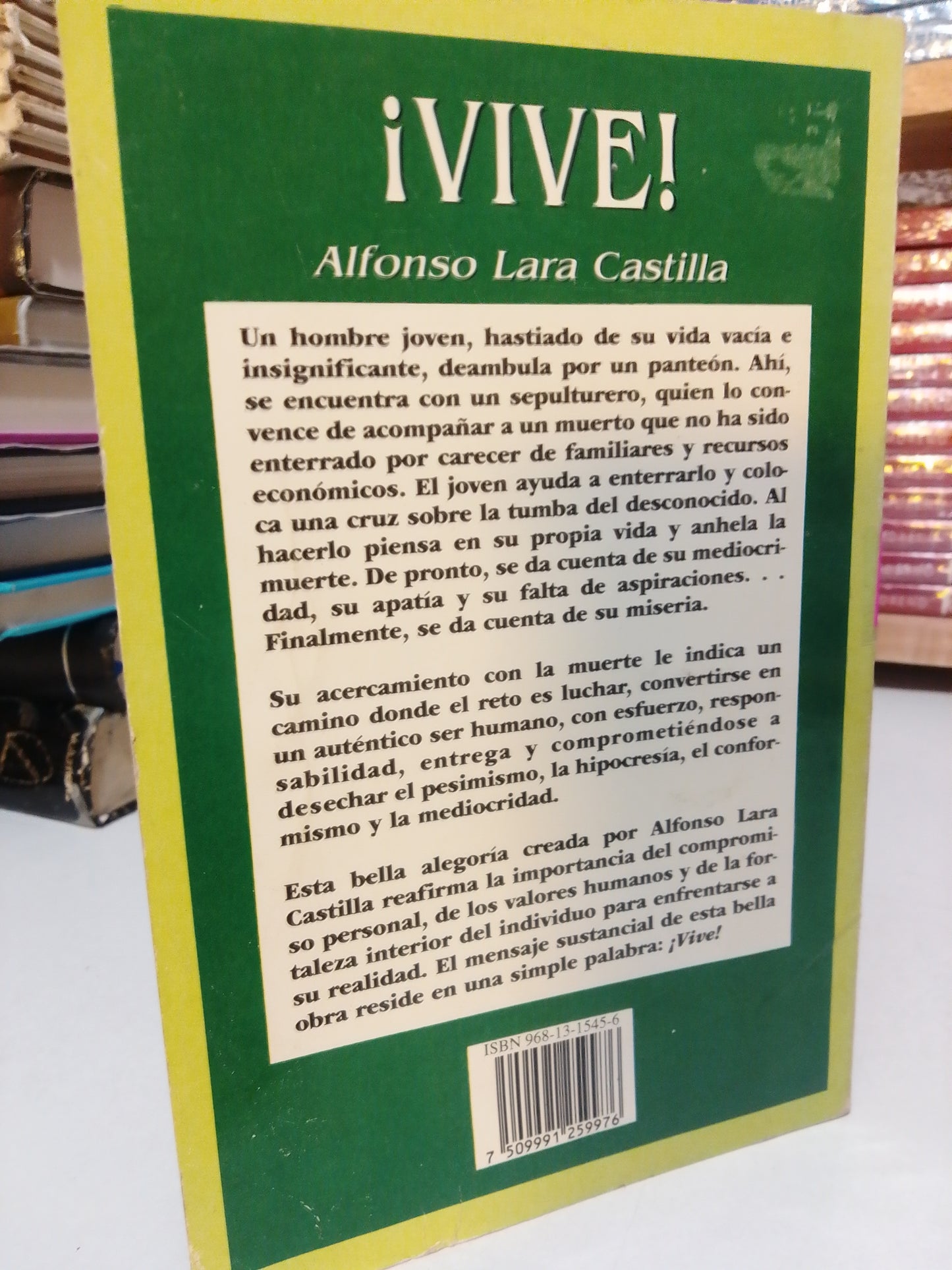 VIVE POR ALFONSO LARA CASTILLA USADO SUPERACIÓN PERSONAL JUÁREZ