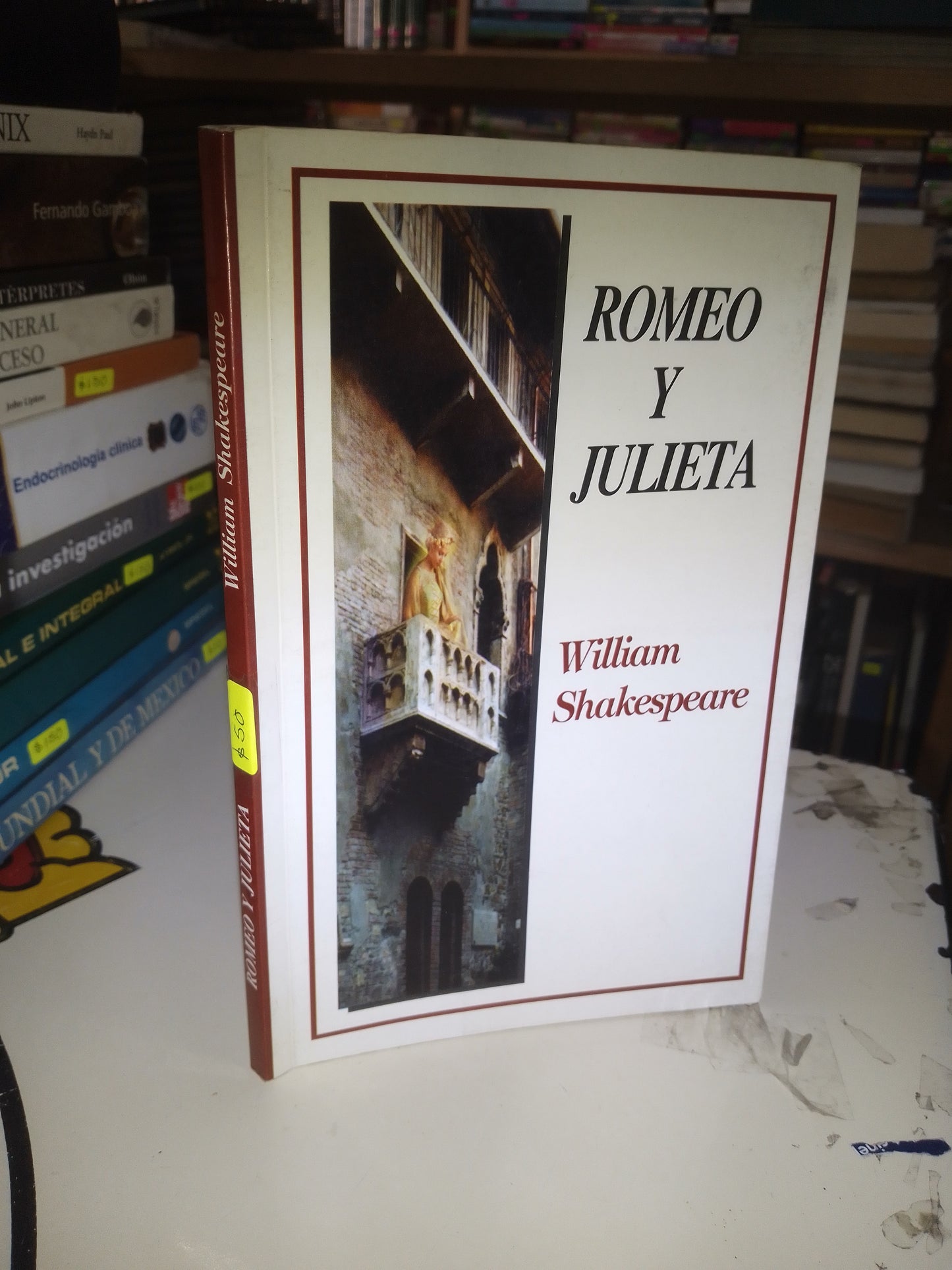 ROMEO Y JULIETA POR WILLIAM SHAKESPEARE USADO NOVELA LITERARIO 207