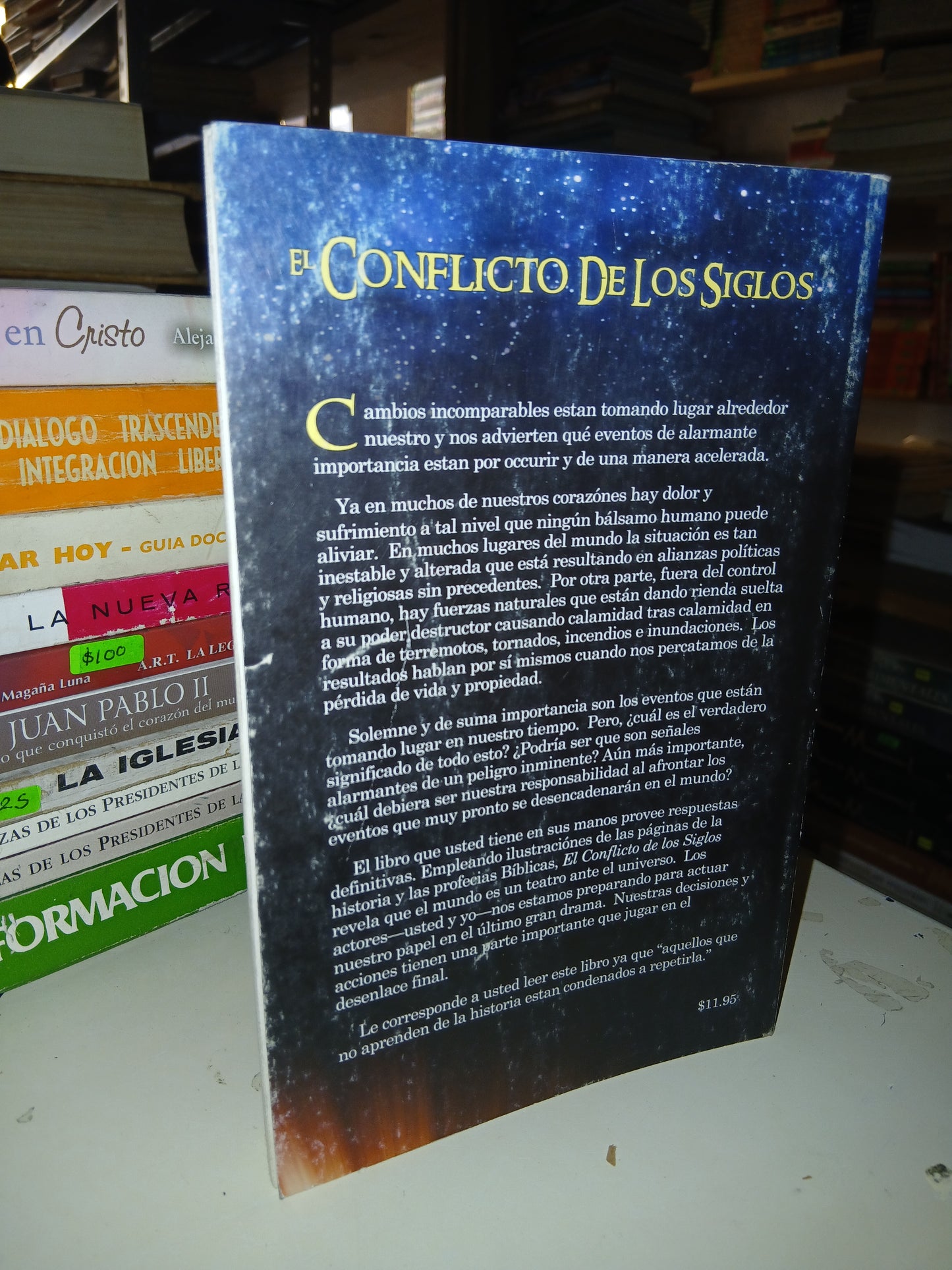 EL CONFLICTO DE LOS SIGLOS POR E.G. WHITE USADO RELIGIÓN LITERARIO 207
