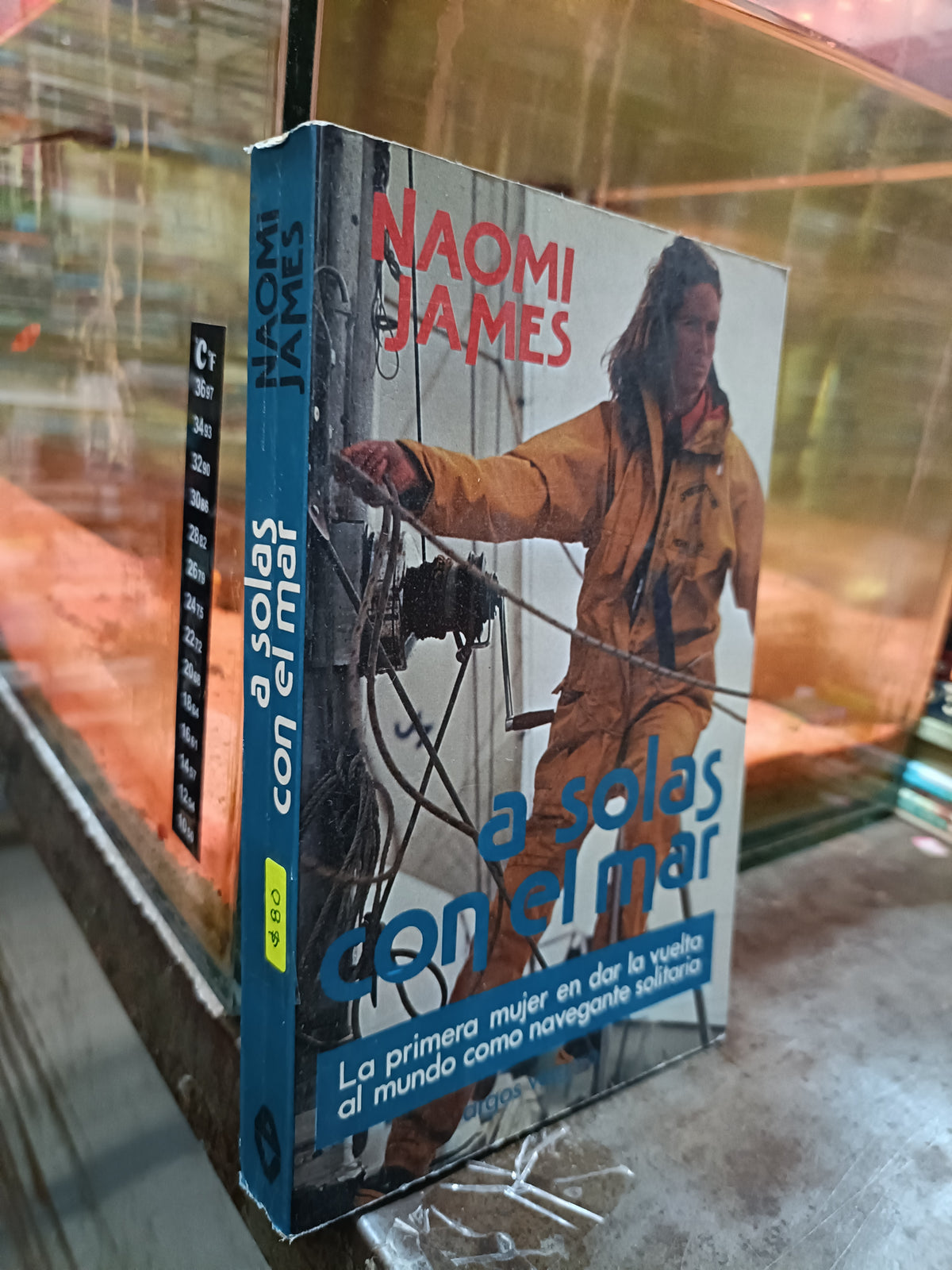 A SOLAS CON EL MAR POR NOEMI JAMES USADO NOVELA ALDAMA
