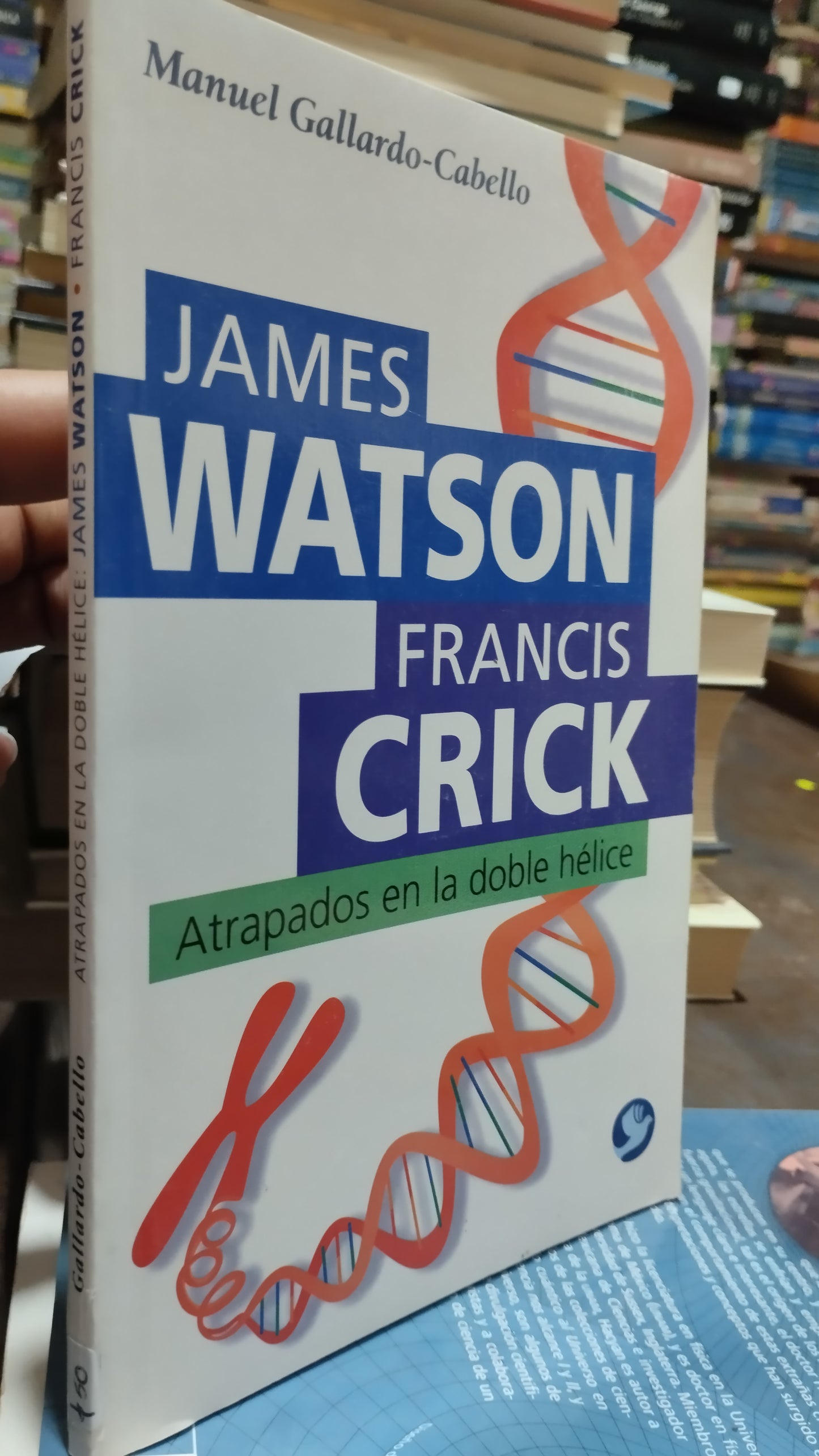 ATRAPADOS EN LA DOBLE HELICE POR MANUEL GALLARDO CABELLO LIBRO USADO CIENCIA ALDAMA