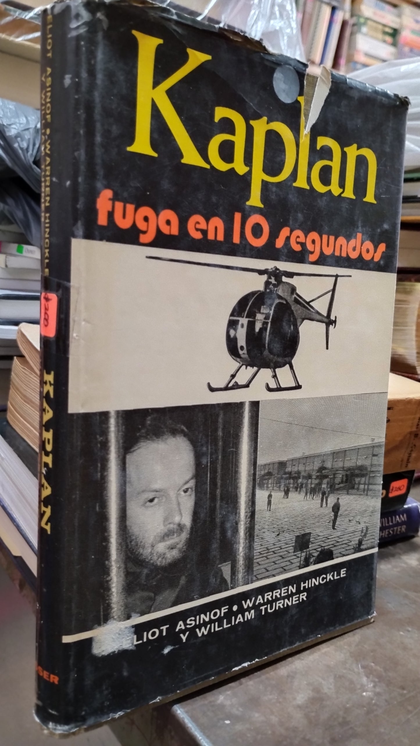 KAPLAN FUGA EN 10 SEGUNDOS POR LIOT ASINOF LIBRO USADO ANTIGUO ALDAMA