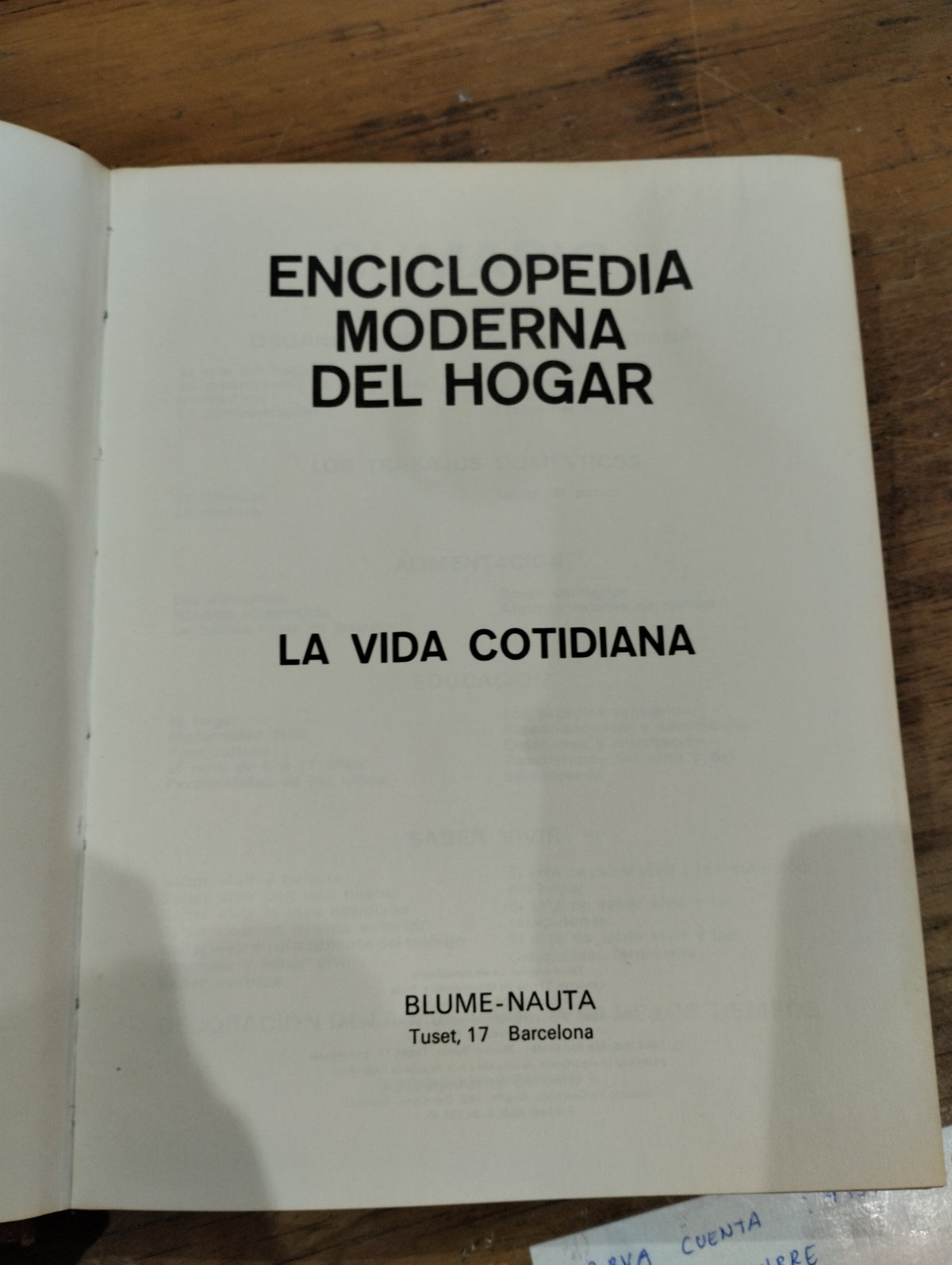 ENCICLOPEDIA MODERNA DEL HOGAR LA VIDA COTIDIANA POR DESCONOCIDO USADO OFICIOS JUAREZ 515