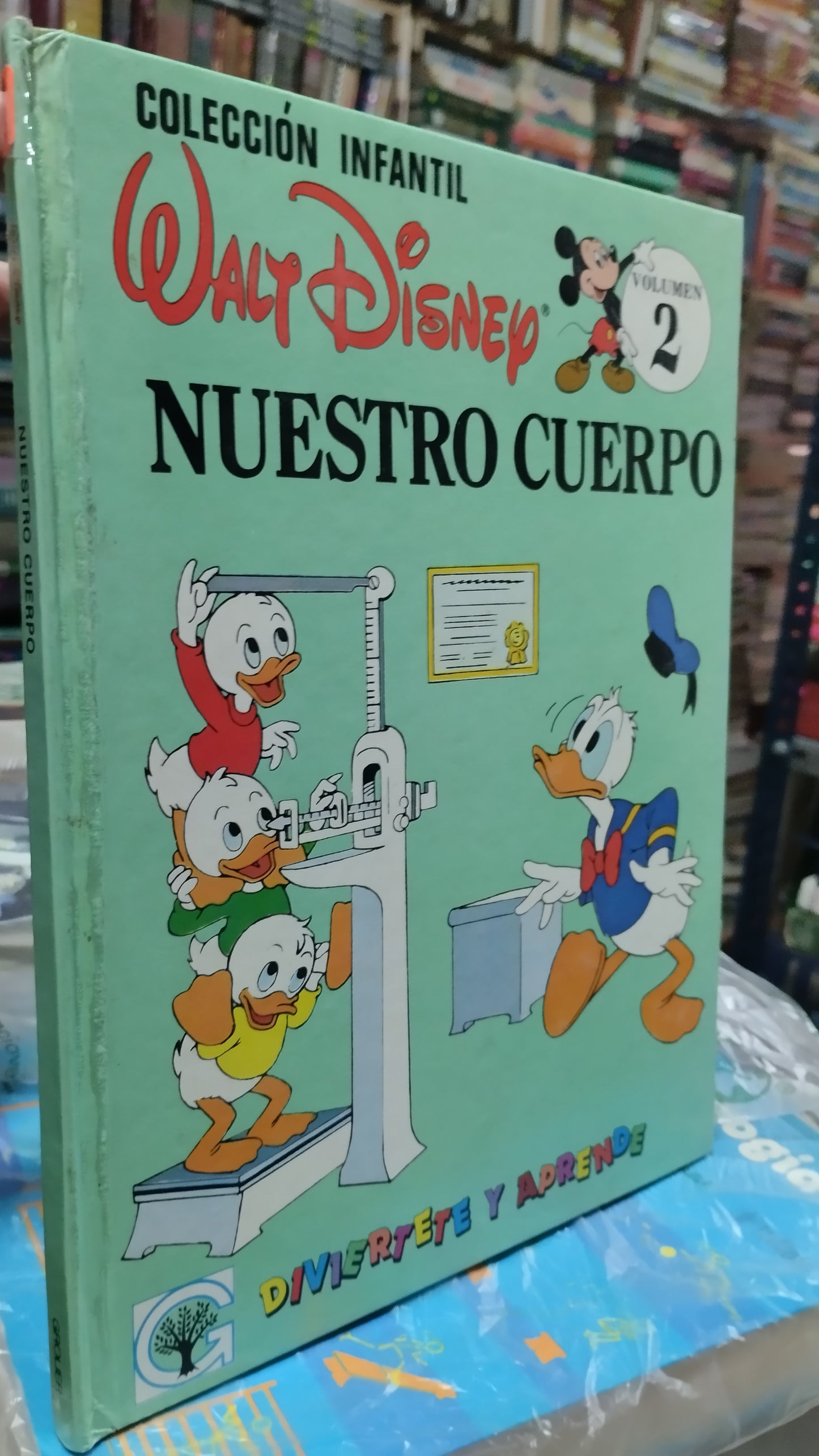 NUESTRO CUERPO POR EDITORIAL GROLIER LIBRO USADO DE INFANTIL ALDAMA
