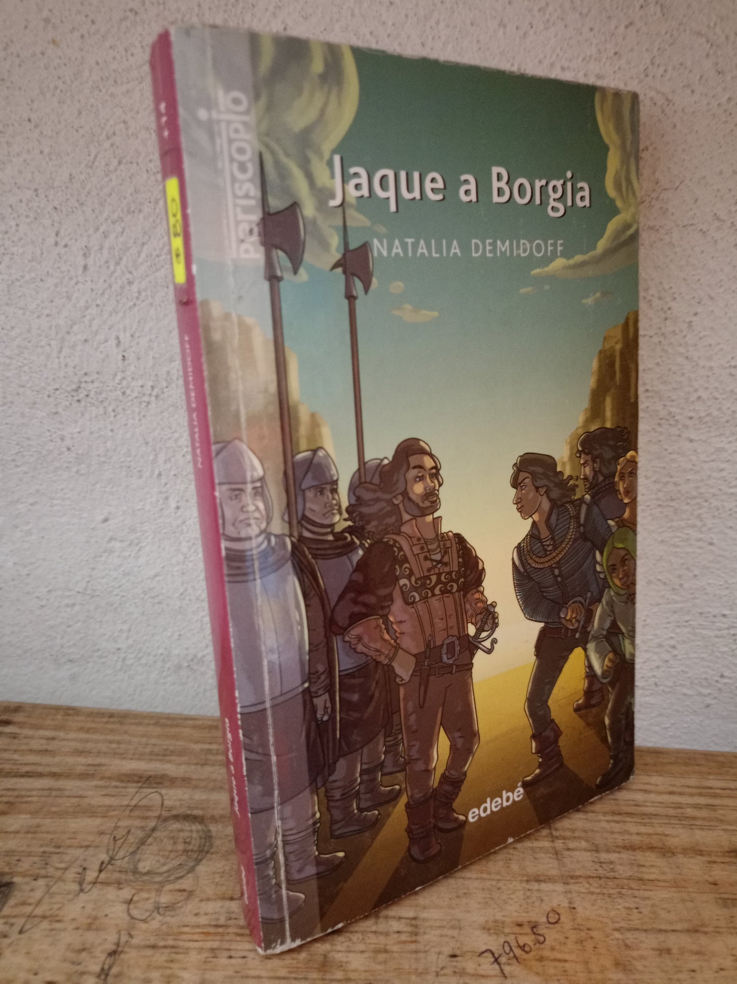 JAQUE A BORGIA NATALIA DEMIDOFF USADO NOVELA LITERARIO 305