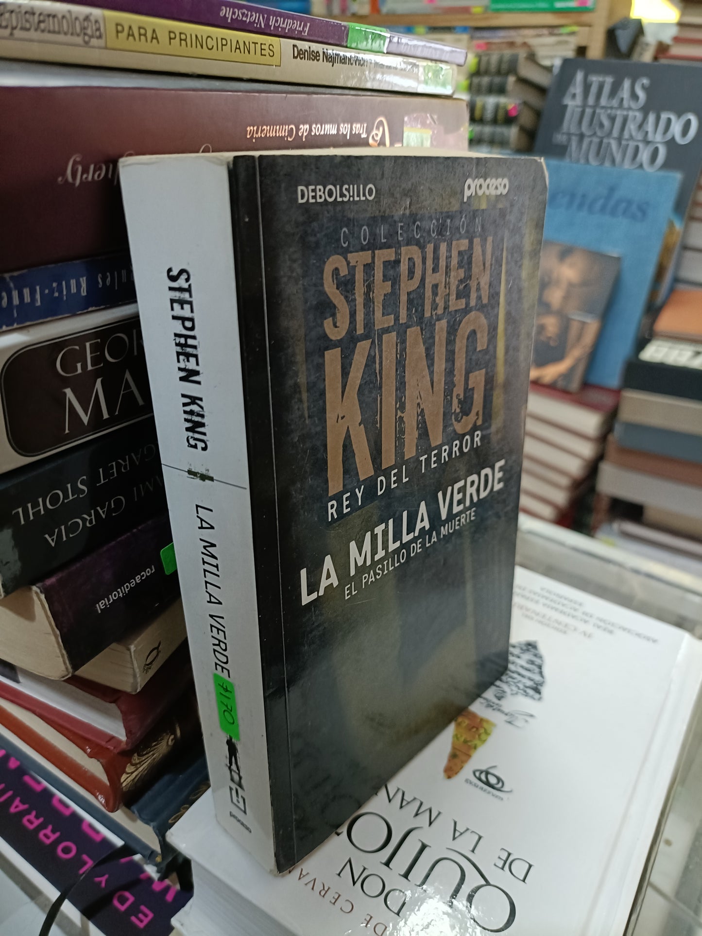 LA MILLA VERDE EL PASILLO DE LA MUERTE POR STEPHEN KING USADO NOVELA JUAREZ 515