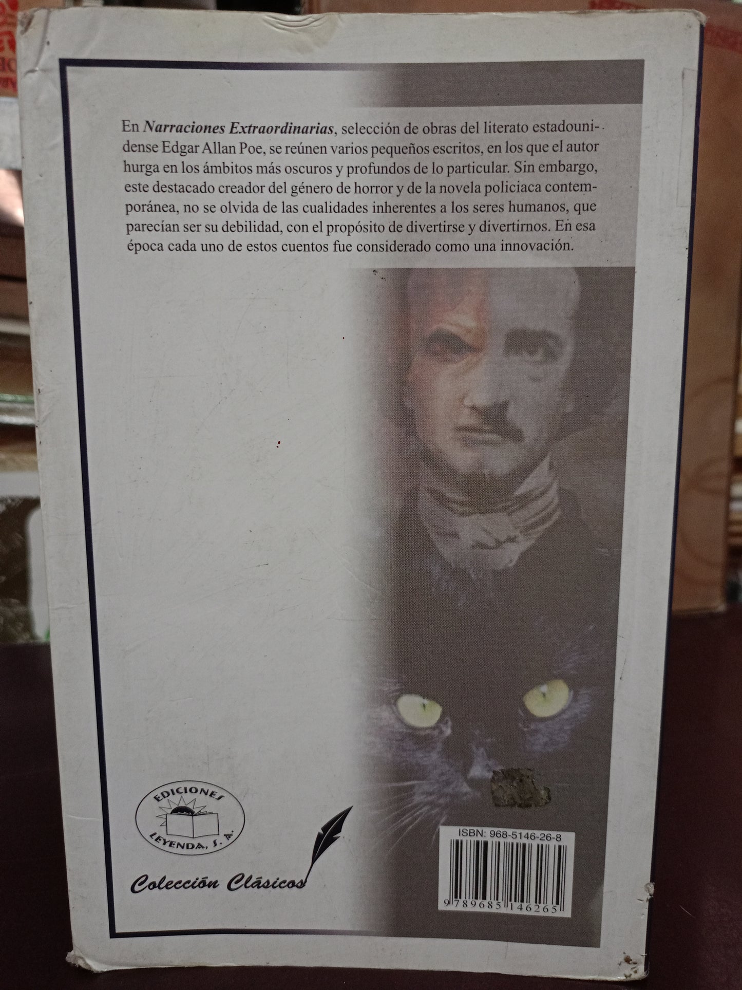 NARRACIONES EXTRAORDINARIAS POR EDGAR ALLAN POE USADO NOVELA LITERARIO 305