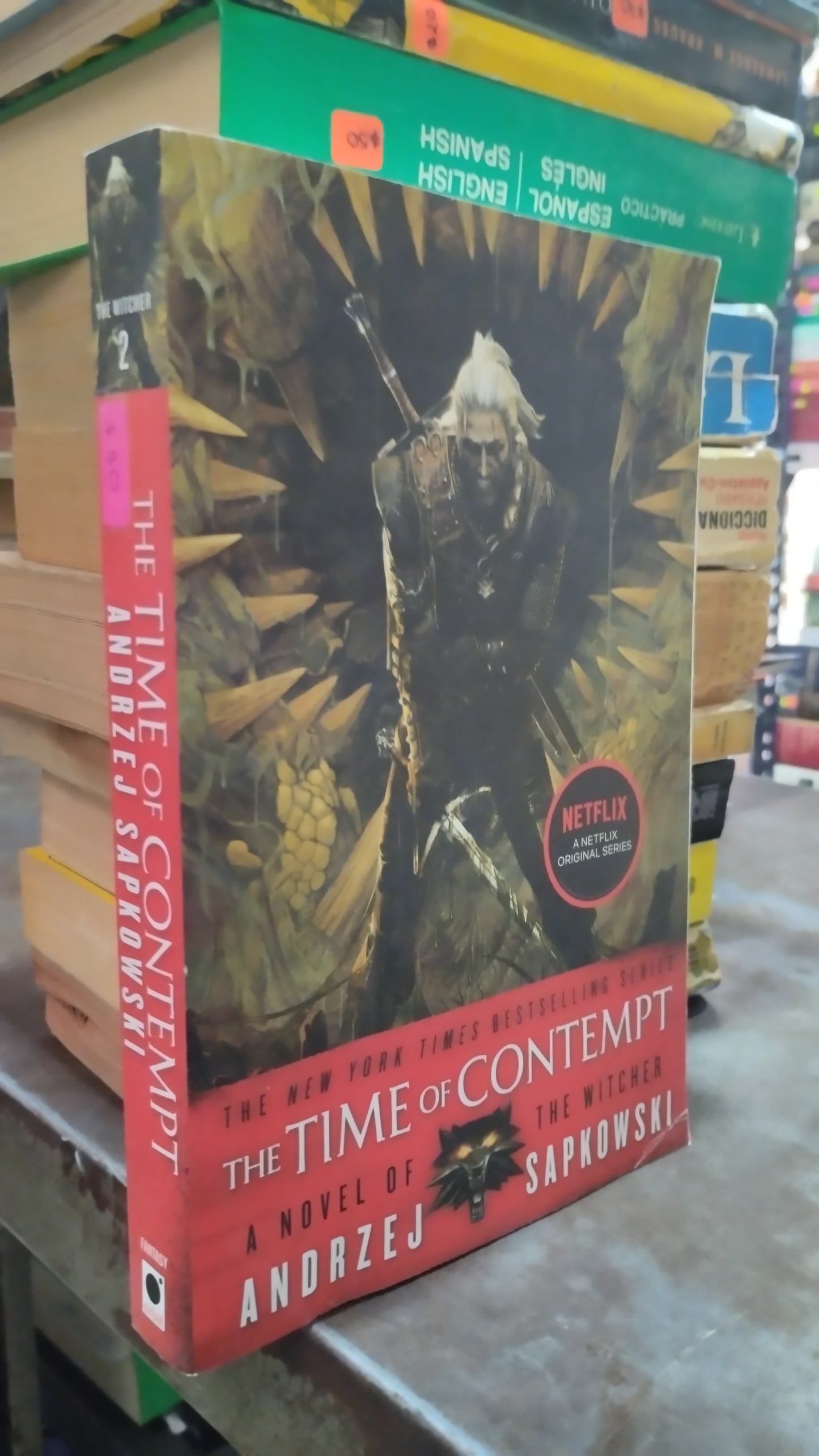THE TIME OF CONTEMPT POR ANDRZEJ SAPKOWSKI LIBRO USADO IDIOMAS ALDAMA