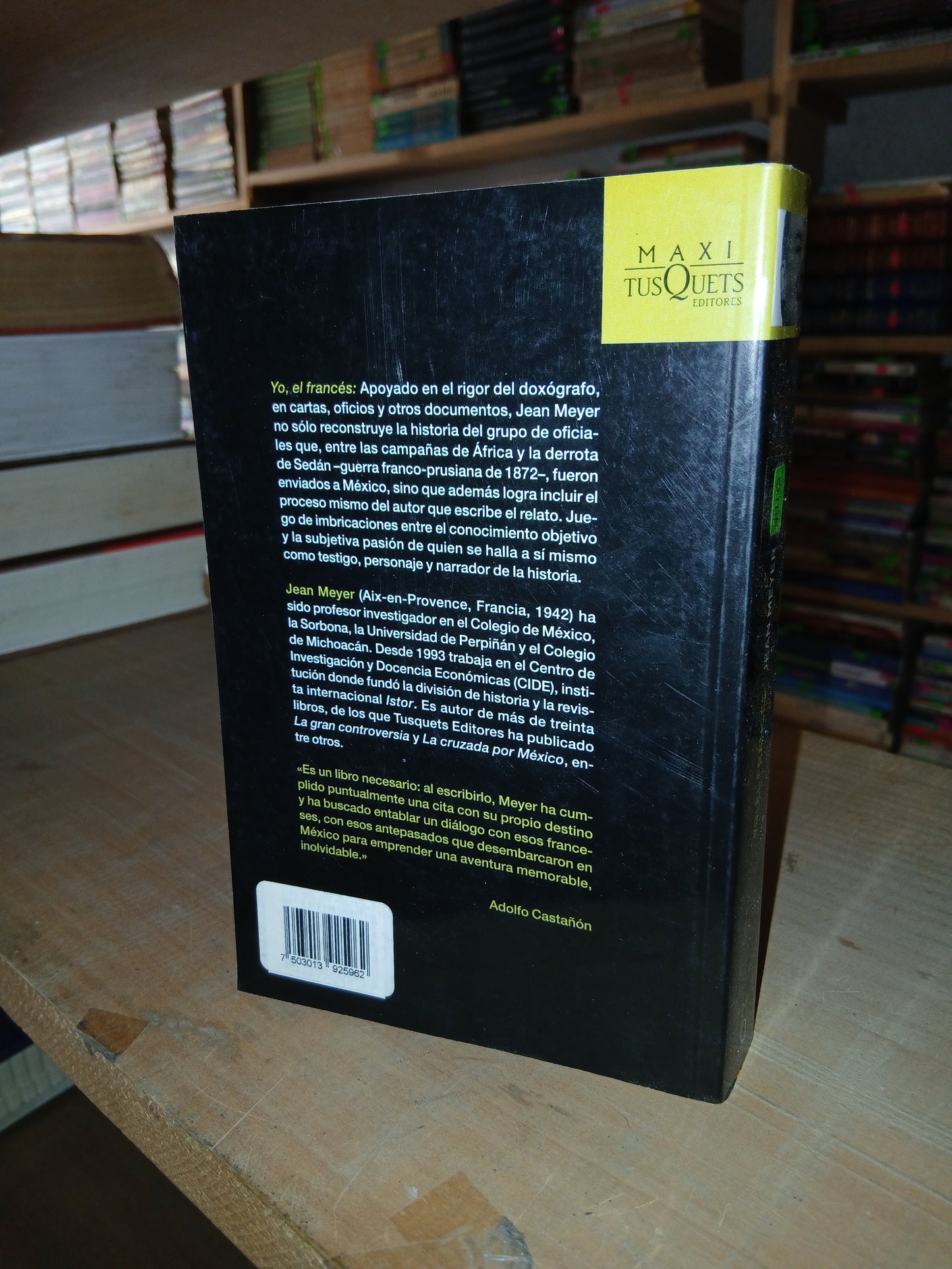 YO, EL FRANCÉS POR JEAN MEYER USADO NOVELA LITERARIO 207