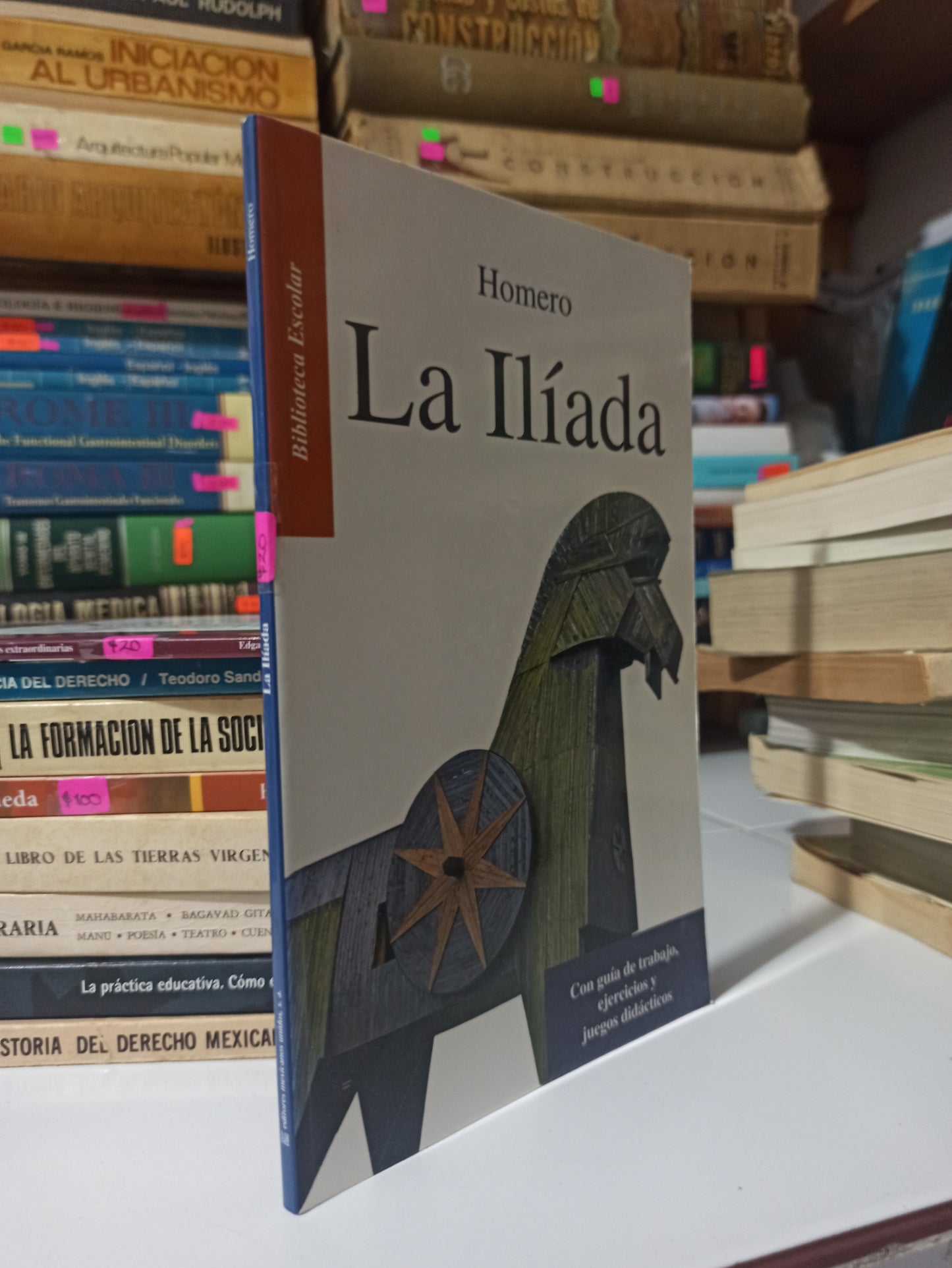 LA ILIADA POR HOMERO USADO NOVELAS JUÁREZ