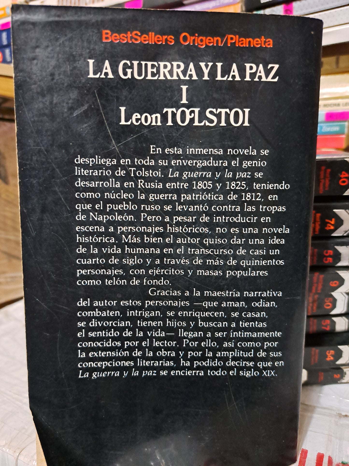 LA GUERRA Y LA PAZ I #68 LEON TOLSTOI USADO NOVELA JUÁREZ