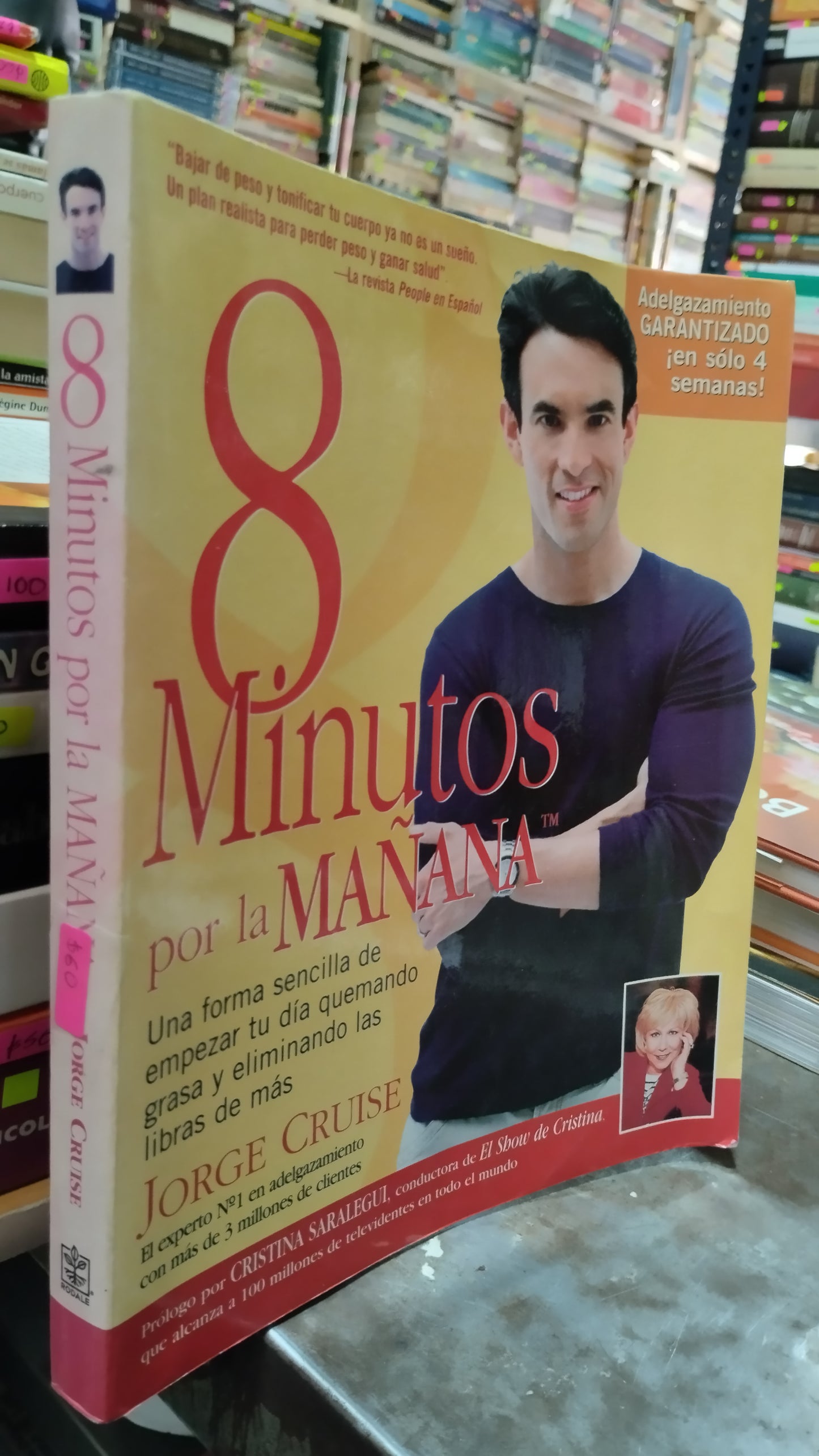 8 MINUTOS POR LA MAÑANA POR JORGE CRUISE LIBRO USADO SUPERACION PERSONAL ALDAMA