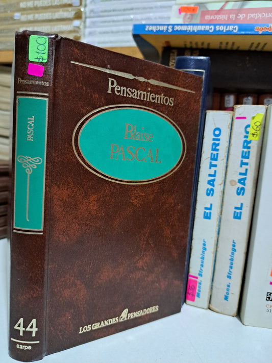 PENSAMIENTOS BLAISE PASCAL USADO NOVELA JUÁREZ