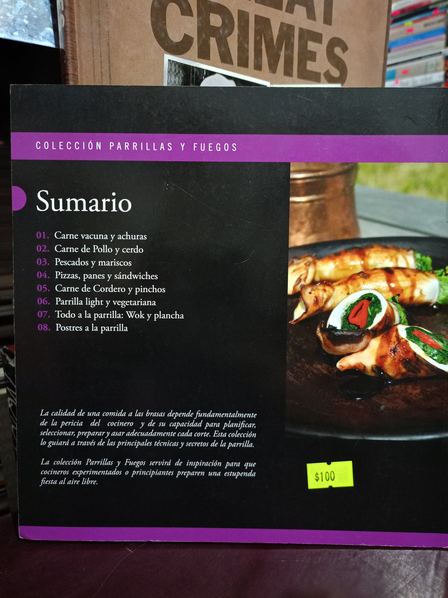 COLECCIÓN PARRILLAS Y FUEGOS USADO COCINA LITERARIO 305