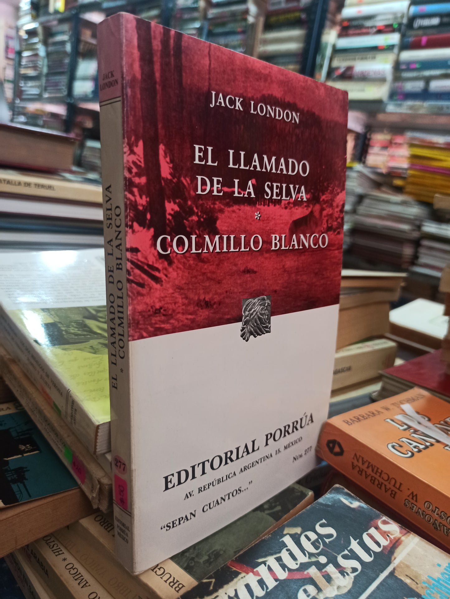 EL LLAMADO DE LA SELVA COLMILLO BLANCO JACK LONDON USADO NOVELAS ALDAMA