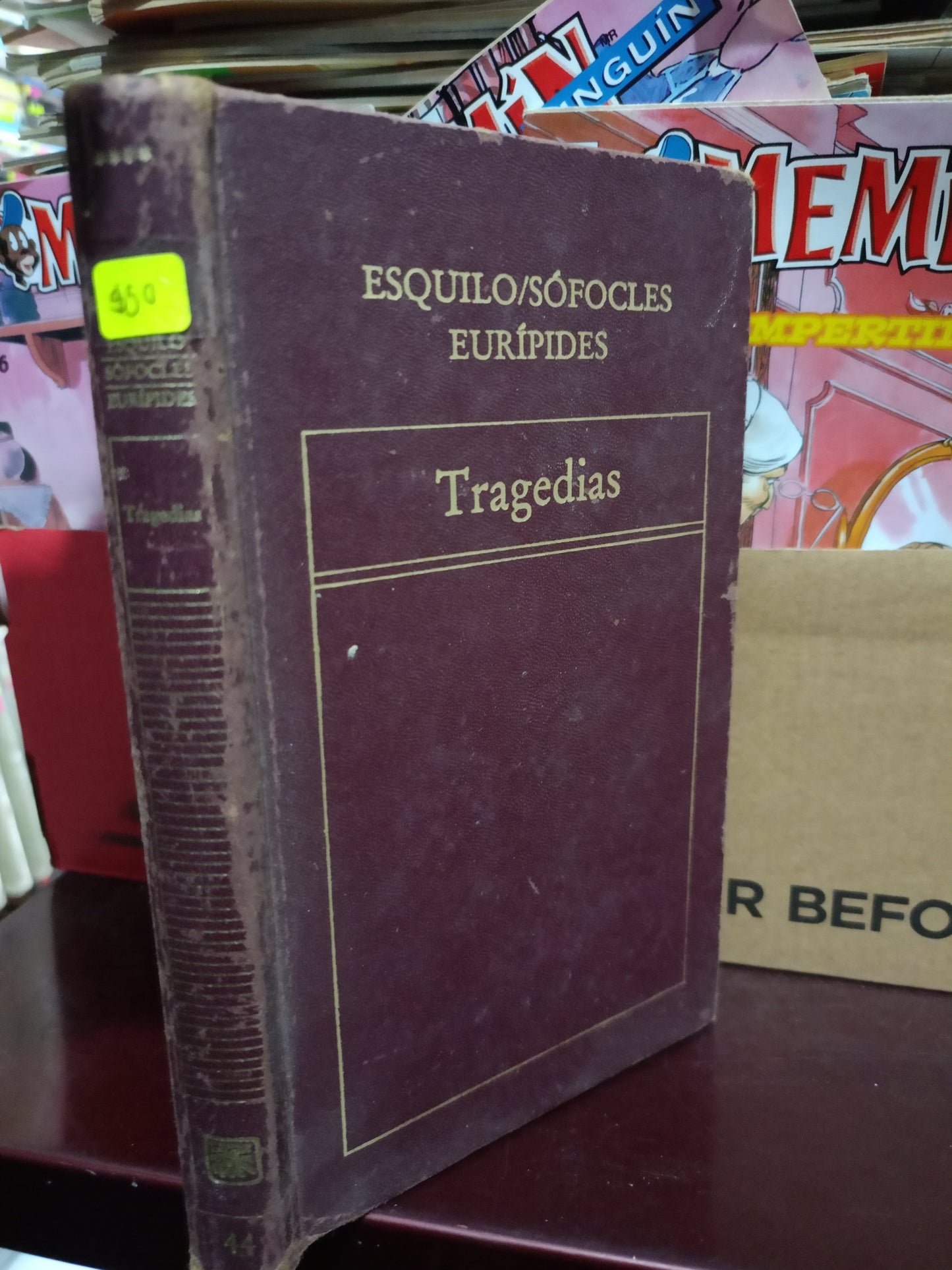 TRAGEDIAS ESQUILO SOFOCLES EURIPIDES USADO SOCIO LITERARIO 305
