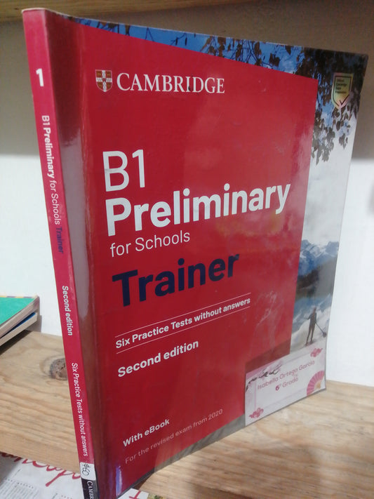 B1 PRELIMINARY FOR SCHOOL TRAINER USADO IDIOMAS JUAREZ