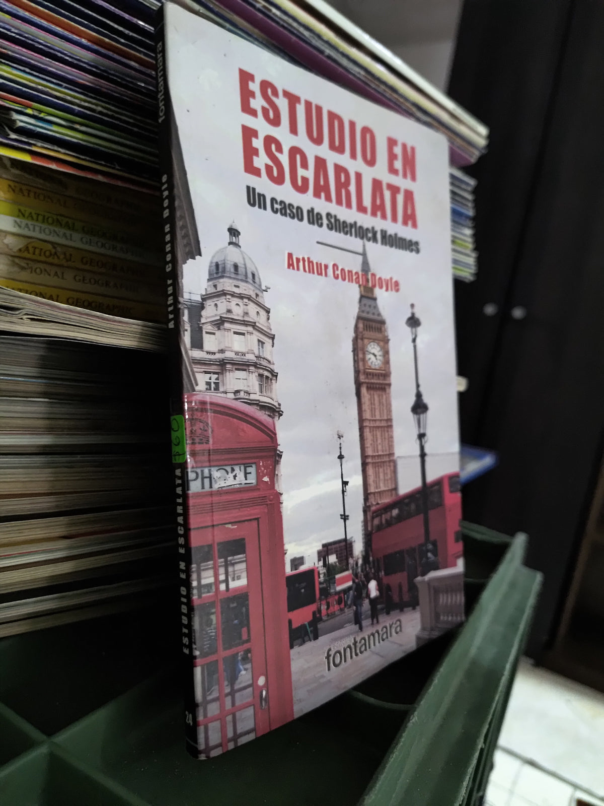 ESTUDIO EN ESCARLATA POR ARTHUR CONAN DYLE USADO NOVELAS JUAREZ 515