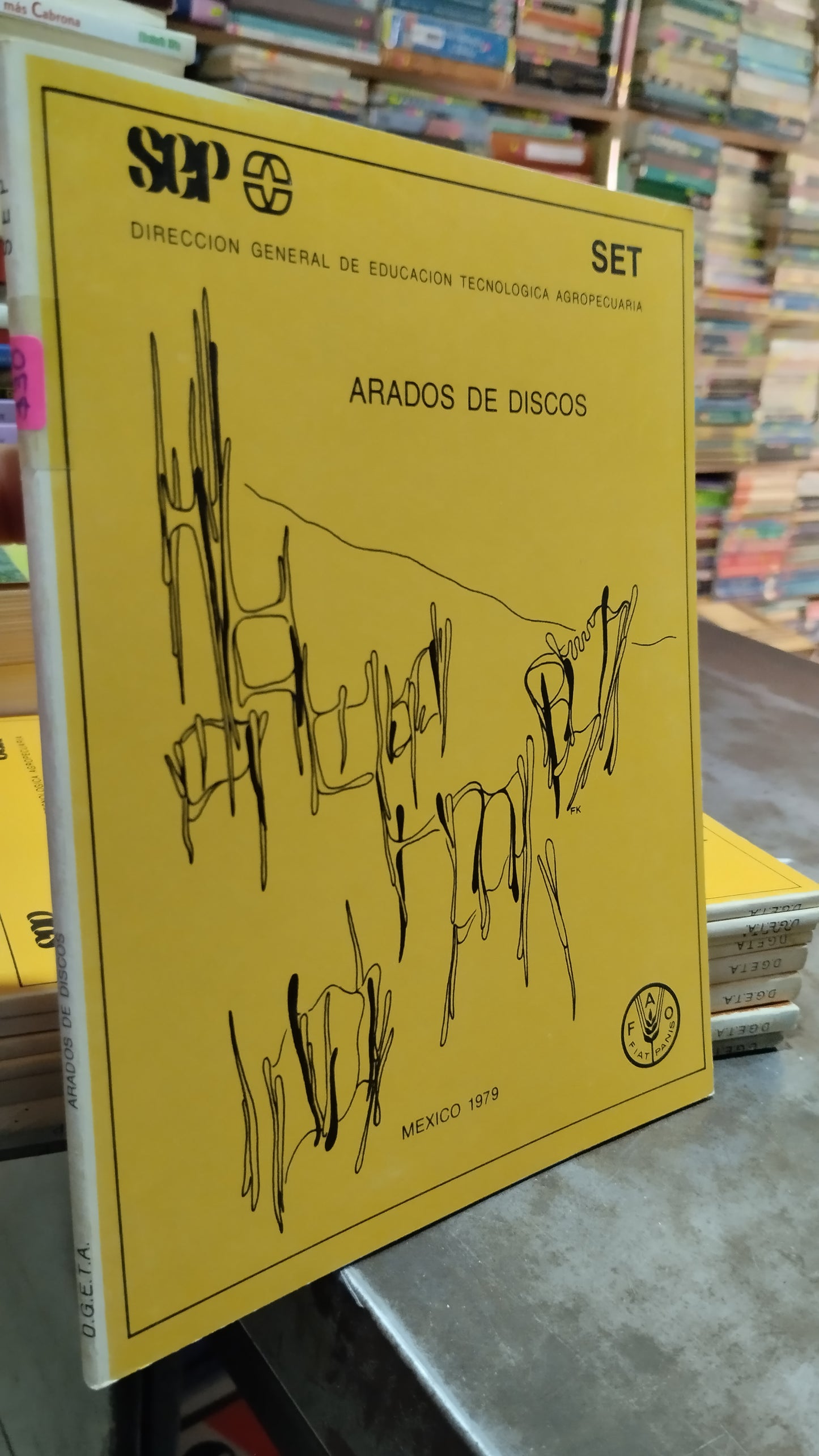 ARADOS DE DISCOS LIBRO USADO AGRICULTURA ALDAMA