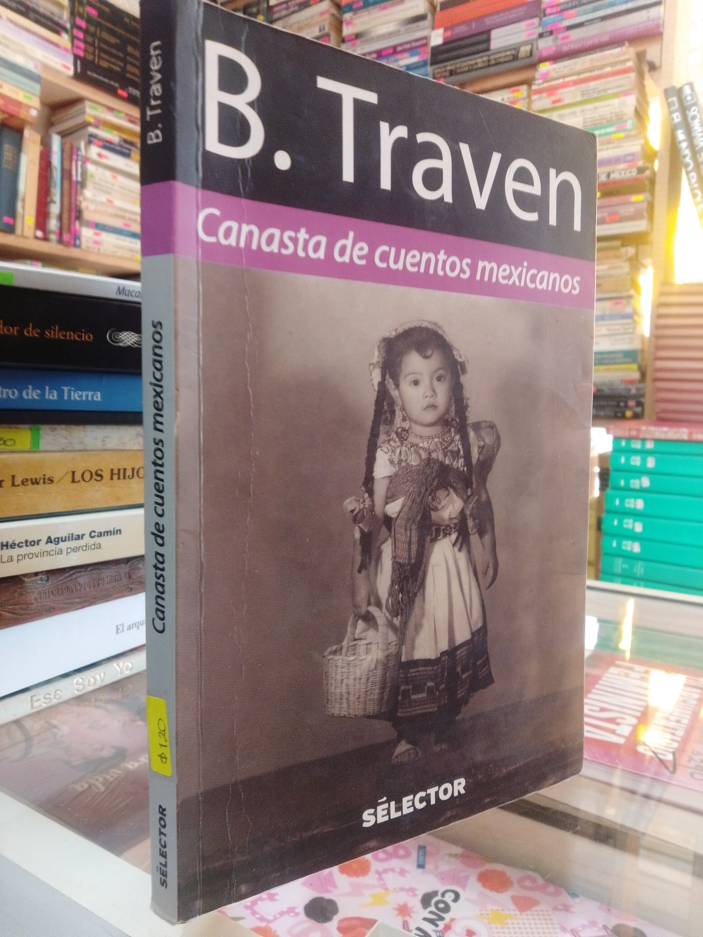 CANASTA DE CUENTOS MEXICANOS POR B. TRAVEN USADO NOVELA JUAREZ