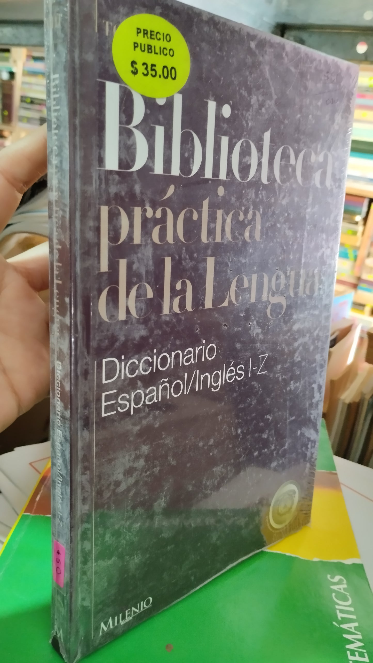 BIBLIOTECA PRACTICA DE LA LENGUA DICCIONARIO ESPAÑOL INGLES POR LA UNAM LIBRO USADO EDUCACIÓN ALDAMA