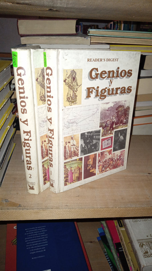GENIOS Y FIGURAS 1 Y 2 (VARIOS AUTORES) $100 CADA TOMO USADO HISTORIA LITERARIO 207