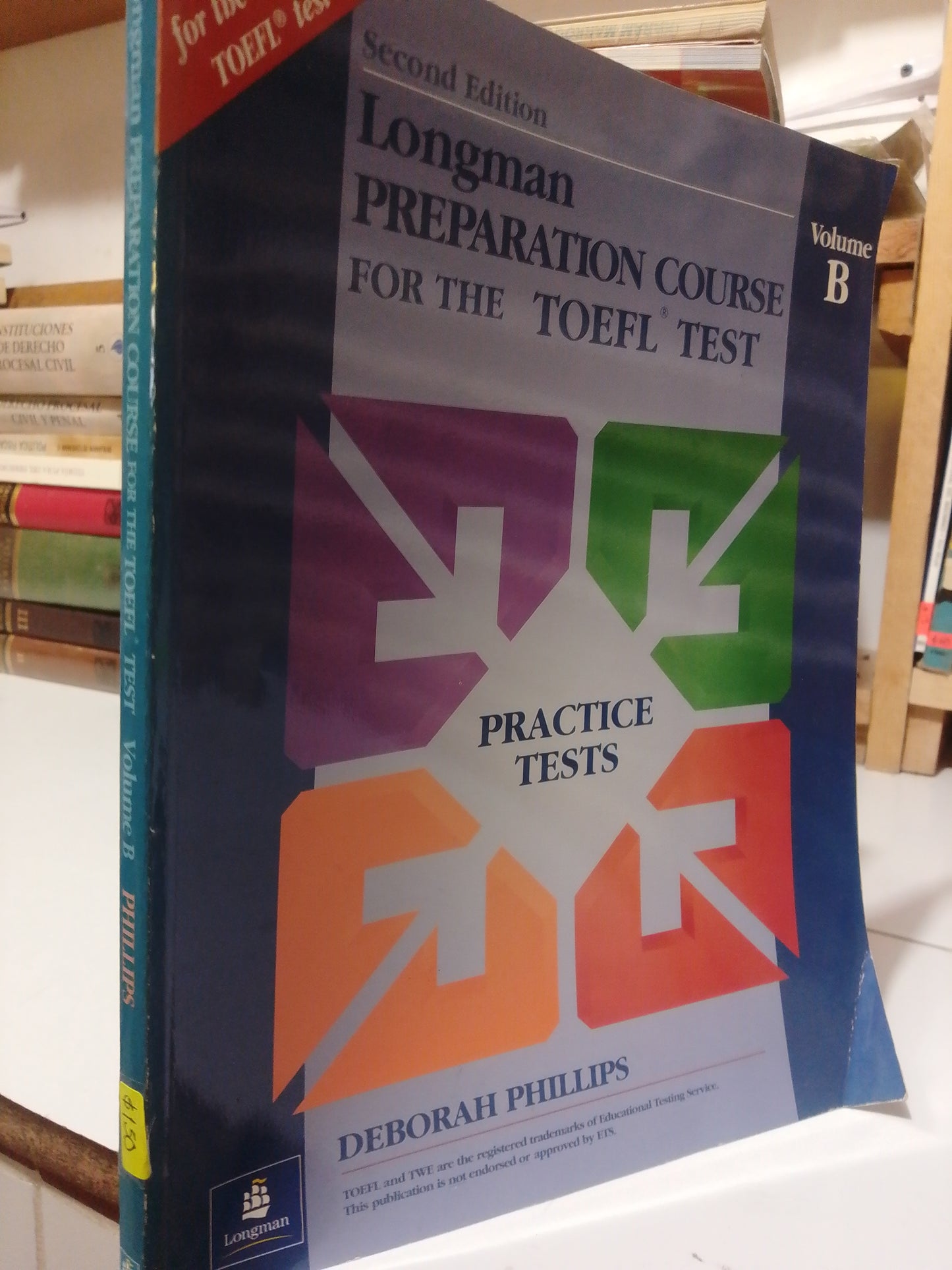 LONGMAN PREPARATION COURAGE FOR THE TOELF TEST USADO IDIOMAS JUAREZ