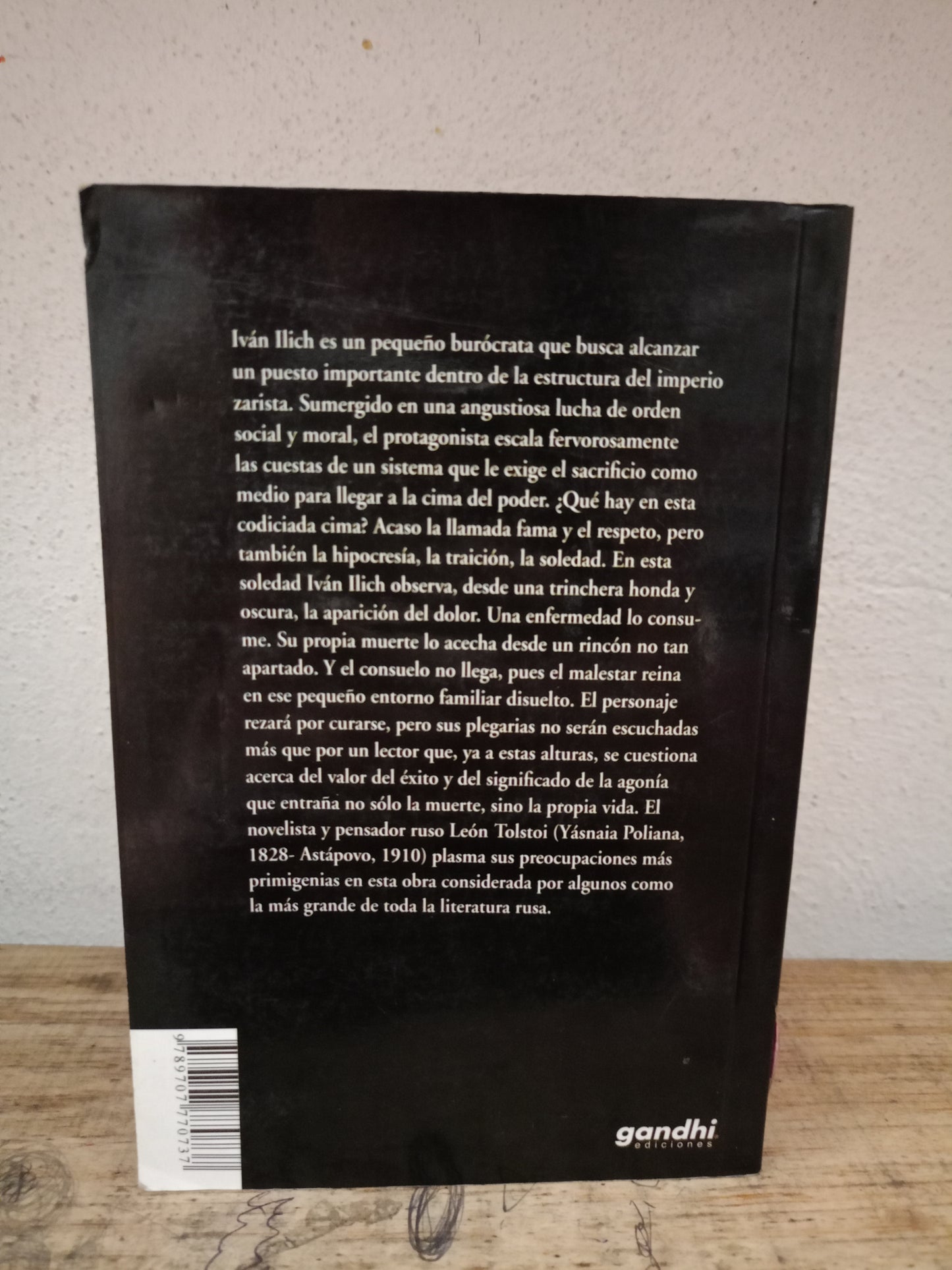 LA MUERTE DE IVÁN ILICH POR LEÓN TOLSTOI USADO NOVELA LITERARIO 305