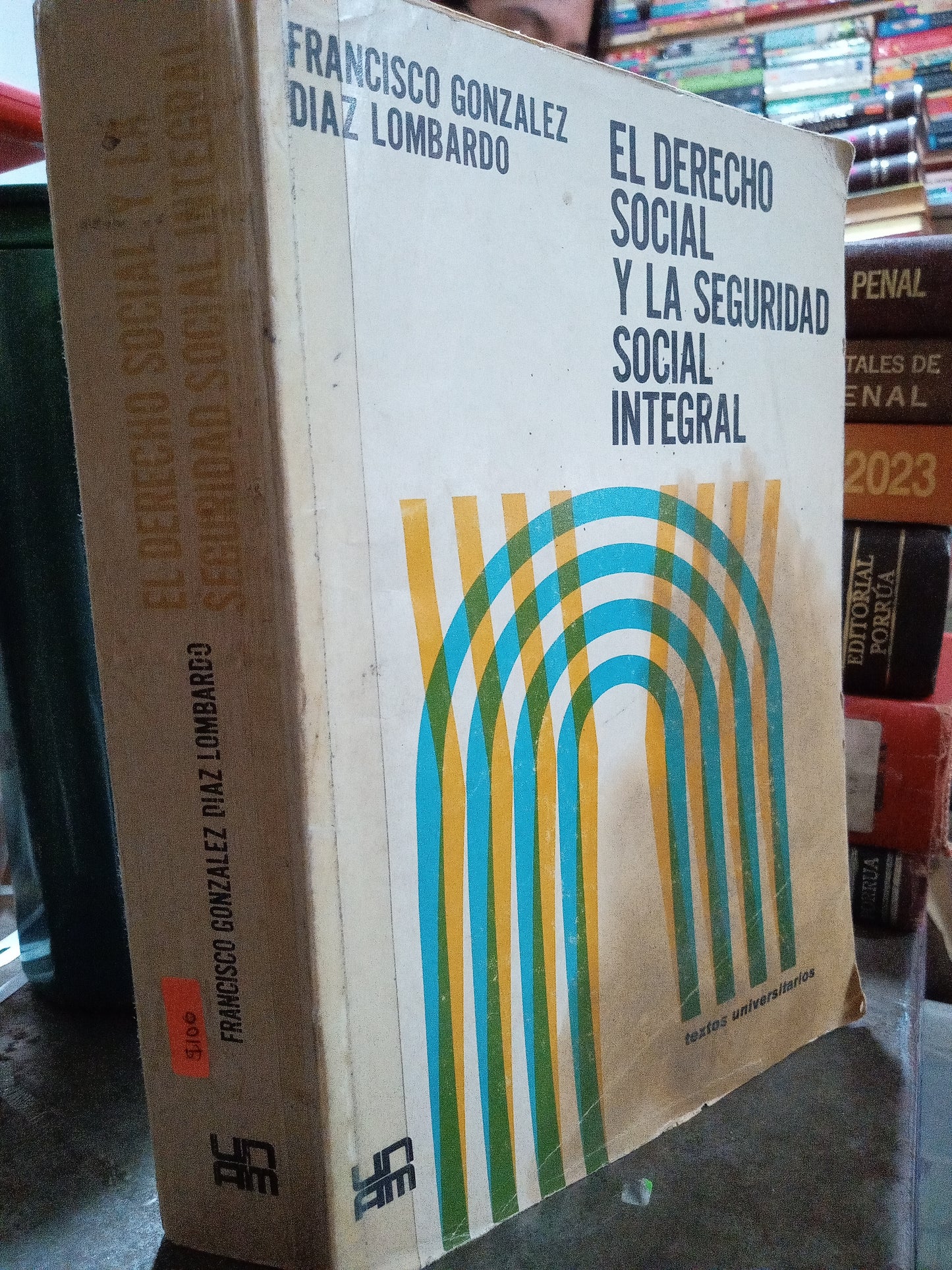 EL DERECHO SOCIAL Y LA SEGURIDAD SOCIAL INTEGRAL POR FRANCISCO GONZALES DIAZ LOMBARDO USADO DERECHO ALDAMA