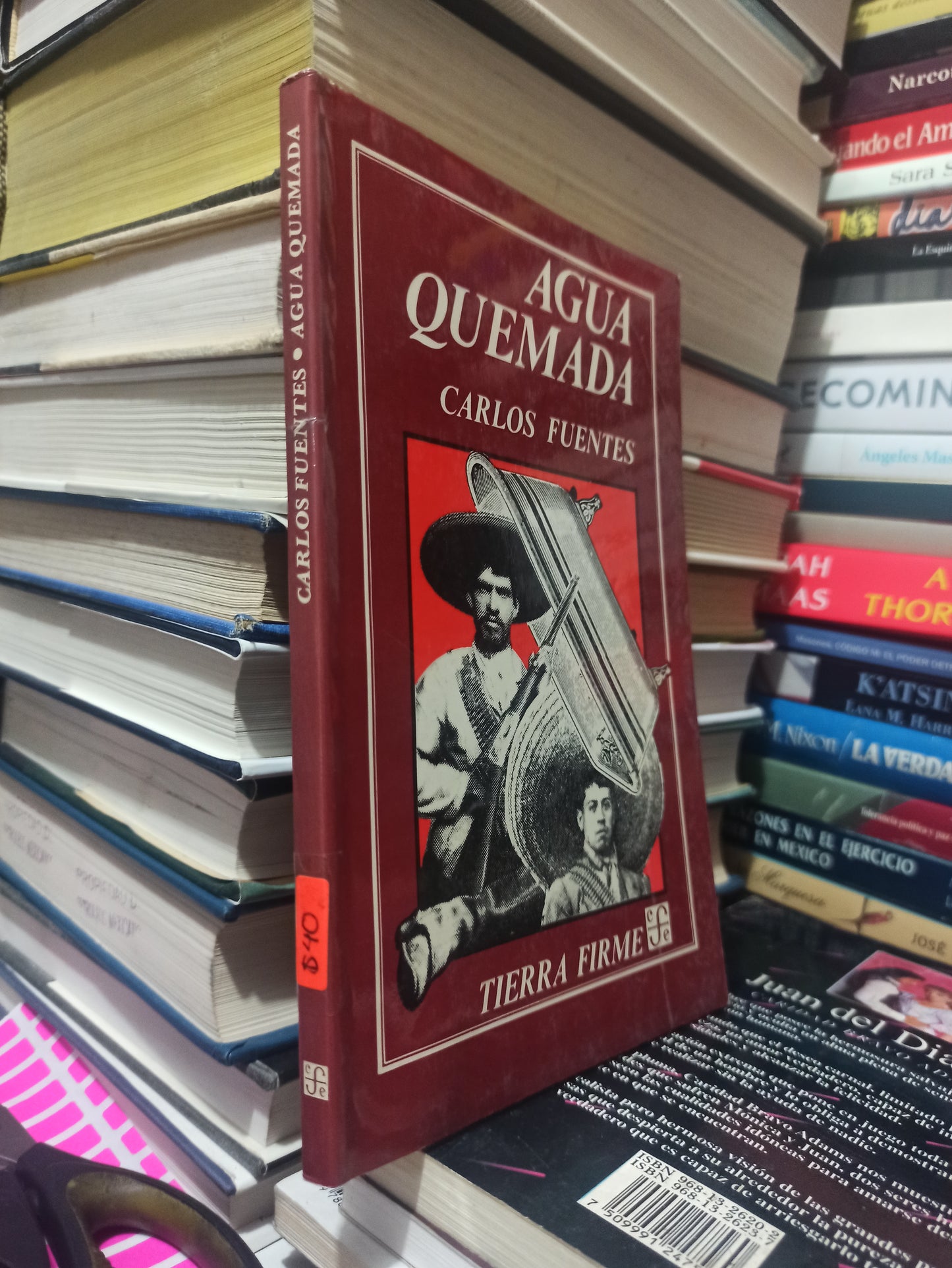 AGUA QUEMADA POR CARLOS FUENTES USADO NOVELAS JUÁREZ