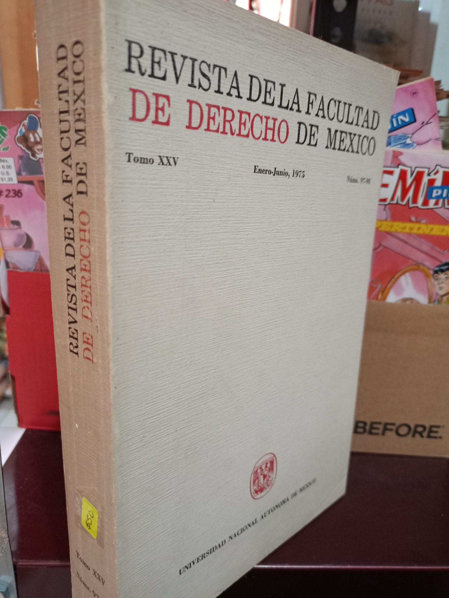 REVISTA DE LA FACULTAD DE DERECHO DE MEXICO USADO DERECHO LITERARIO 305