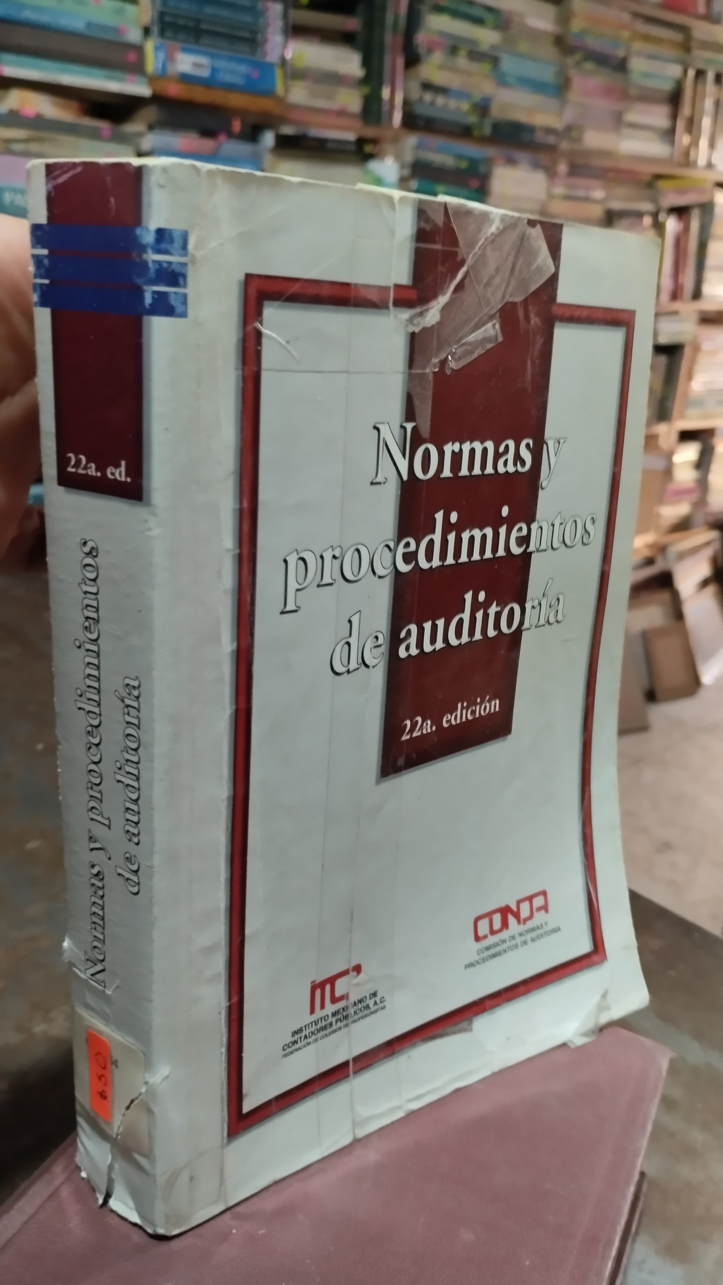 NORMAS Y PROCEDIMIENTOS DE AUDITORIA LIBRO USADO ADMINISTRACION ALDAMA