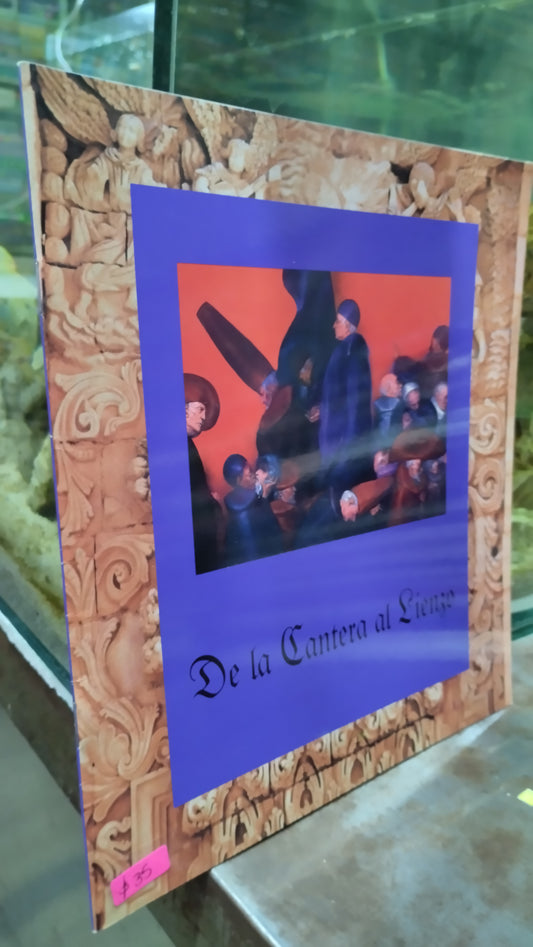 DE LA CANTERA AL LIENZO LIBRO USADO ARTE ALDAMA