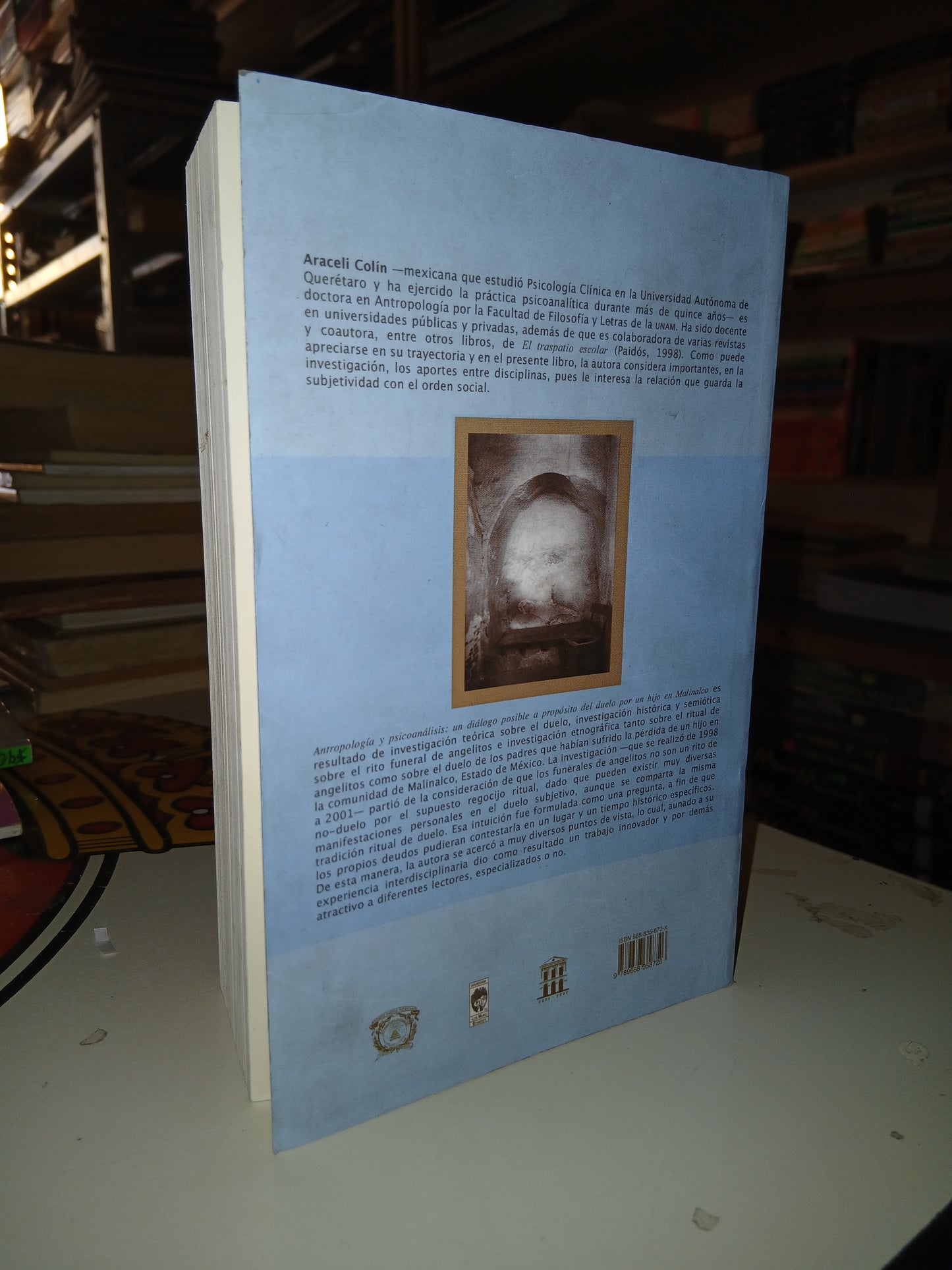 ANTROPOLOGÍA Y PSICOANÁLISIS: UN DIÁLOGO POSIBLE A PROPÓSITO DEL DUELO POR UN HIJO EN MALINALCO POR ARACELI COLÍN USADO ANTROPOLOGÍA LITERARIO 207