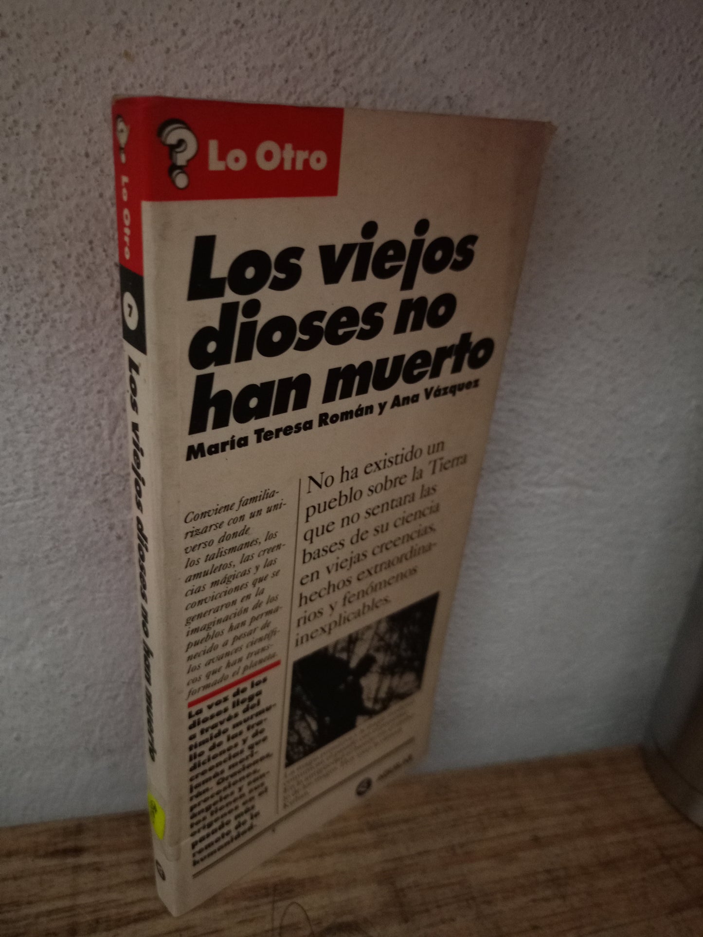 LOS VIEJOS DIOSES NO HAN MUERTO POR MARIA TERESA ROMAN Y ANA VAZQUEZ USADO CIENCIA LITERARIO 305