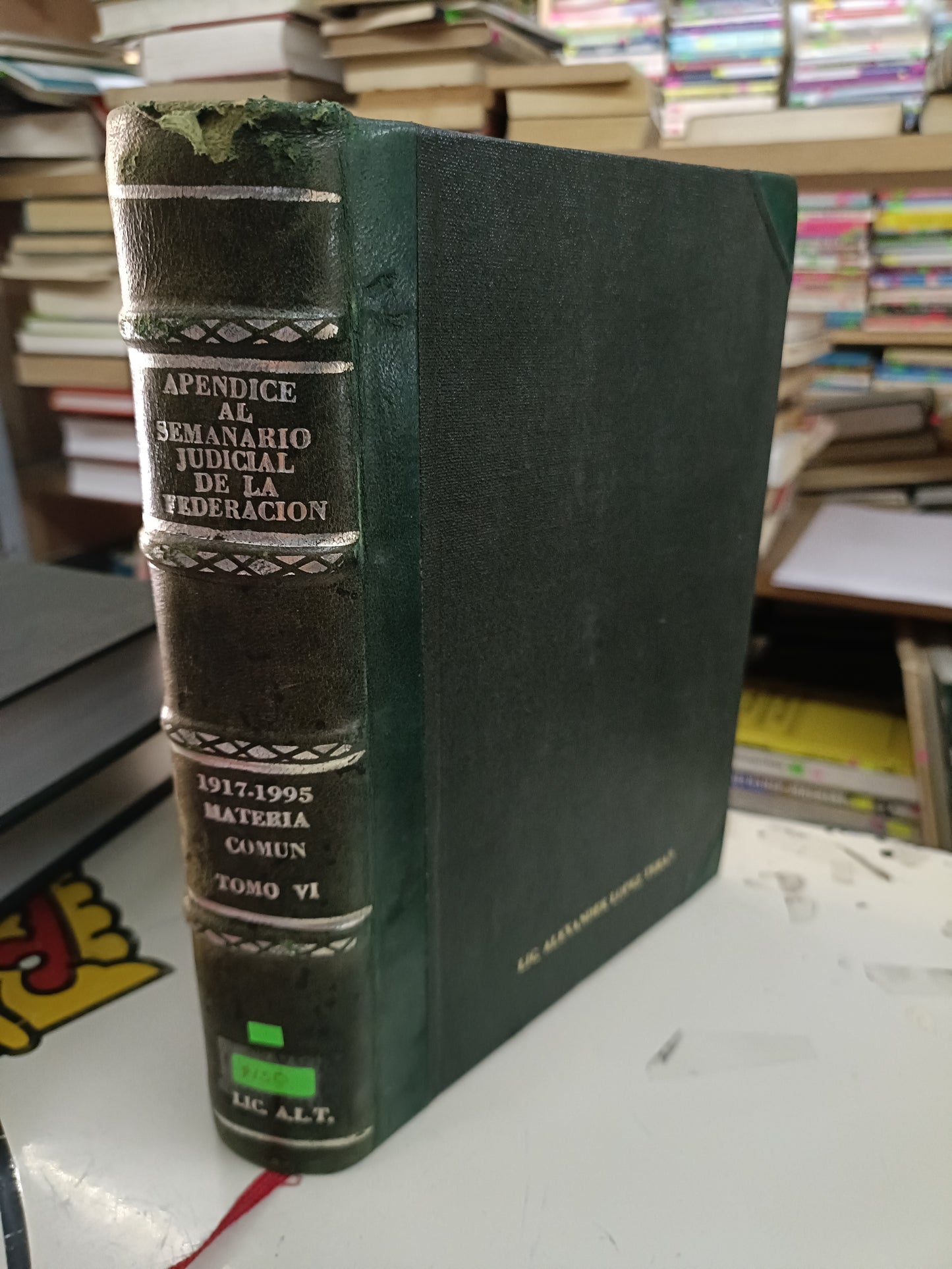 APENDICE AL SEMANARIO JUDICIAL DE LA FEDERACION 1917-1995 TOMO VI MATERIA COMUN USADO DERECHO JUAREZ 515