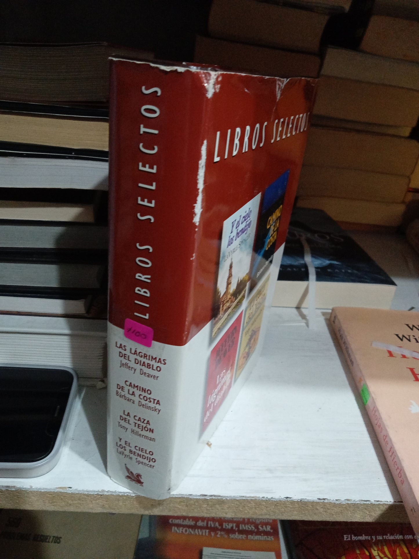 LIBROS SELECTOS LAS LAGRIMAS DEL DIABLO CAMINO DEL TEJON Y EL CIELO LOS BENDIJO USADO NOVELA JUAREZ