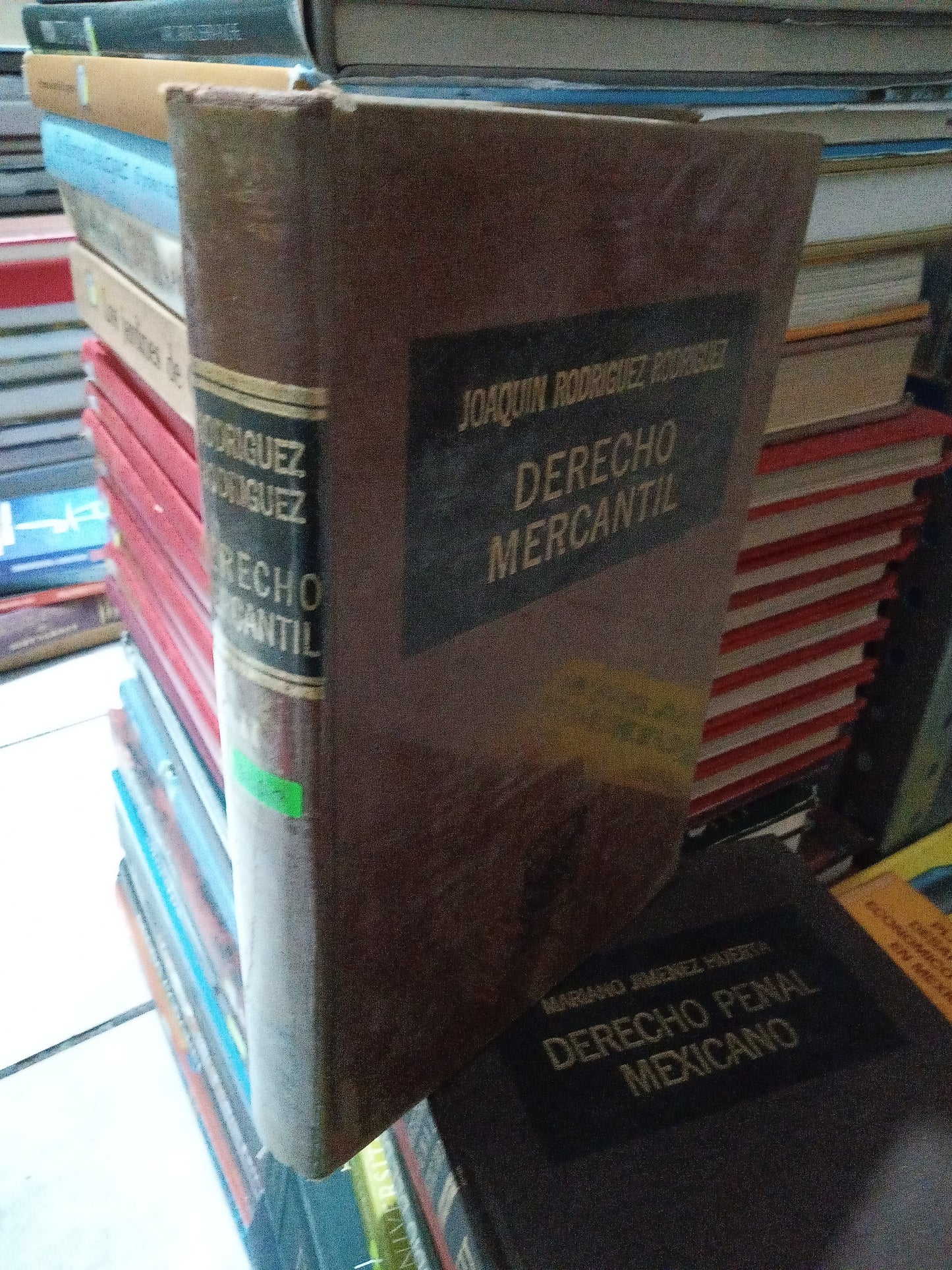 DERECHO MERCANTIL POR JOAQUIN RODRÍGUEZ RODRÍGUEZ USADO DERECHO JUÁREZ