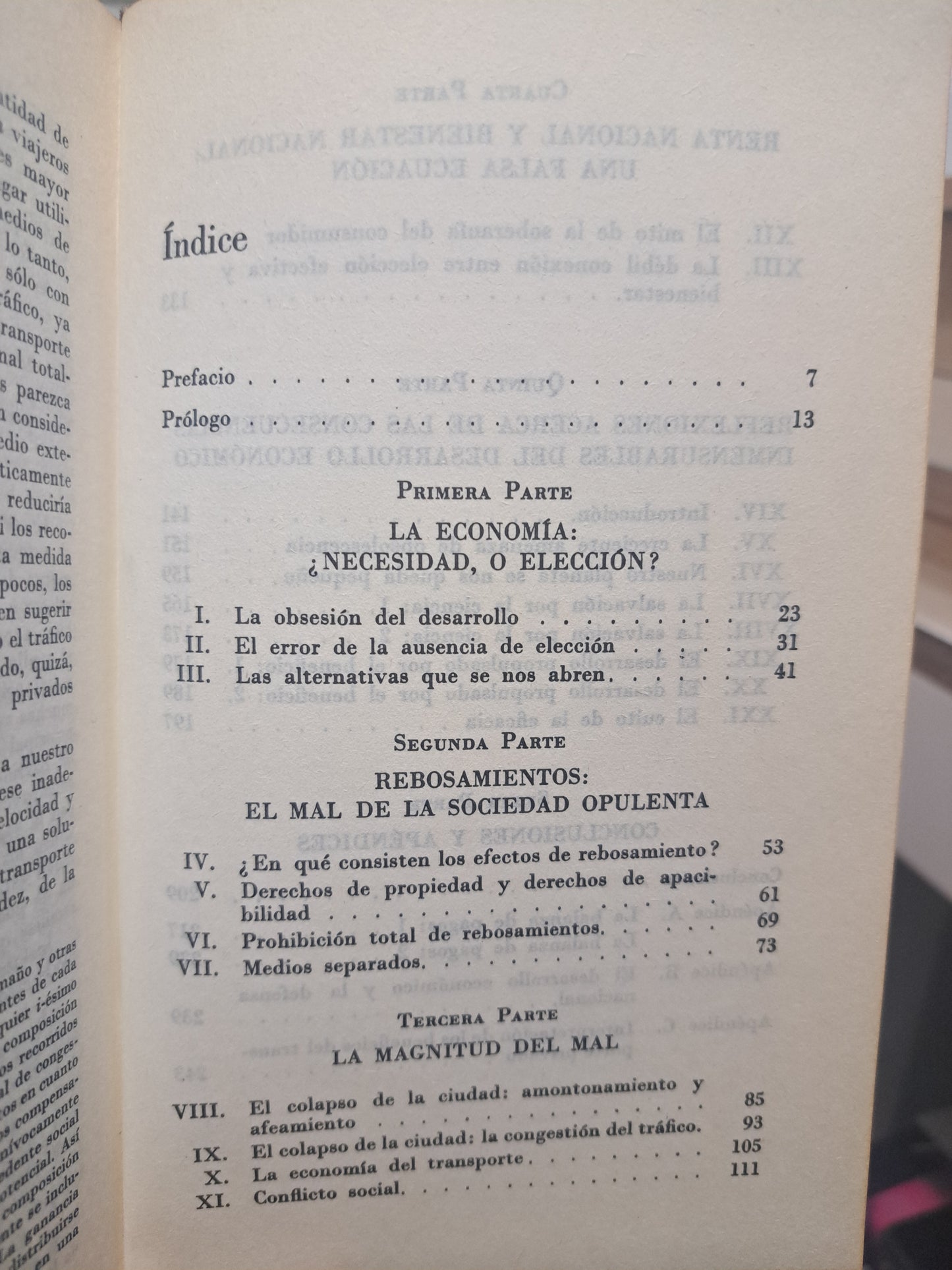 LOS COSTES DEL DESARROLLO ECONÓMICO E.J. MISHAN USADO NOVELA JUÁREZ